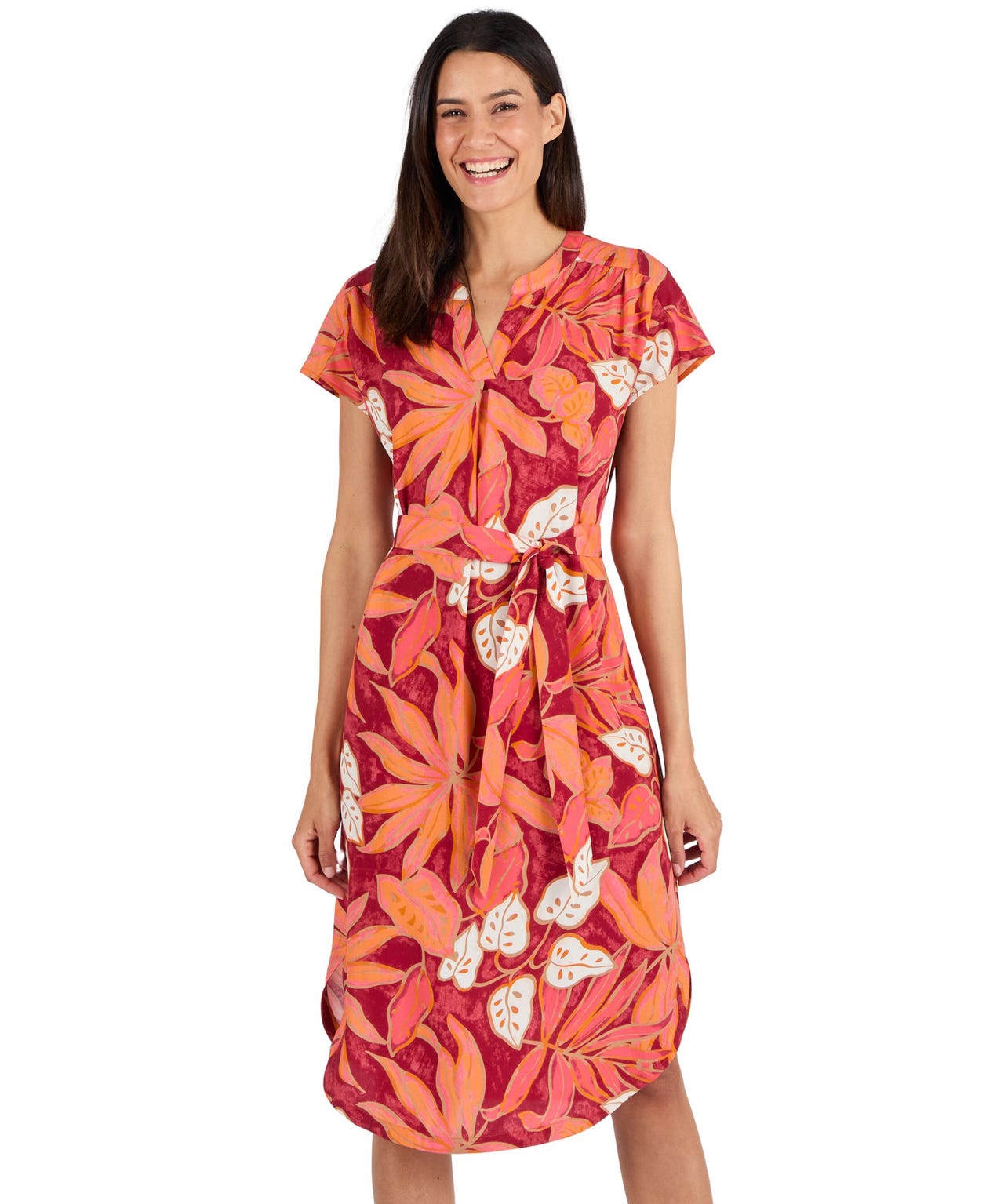 Printed Kaftan Dress