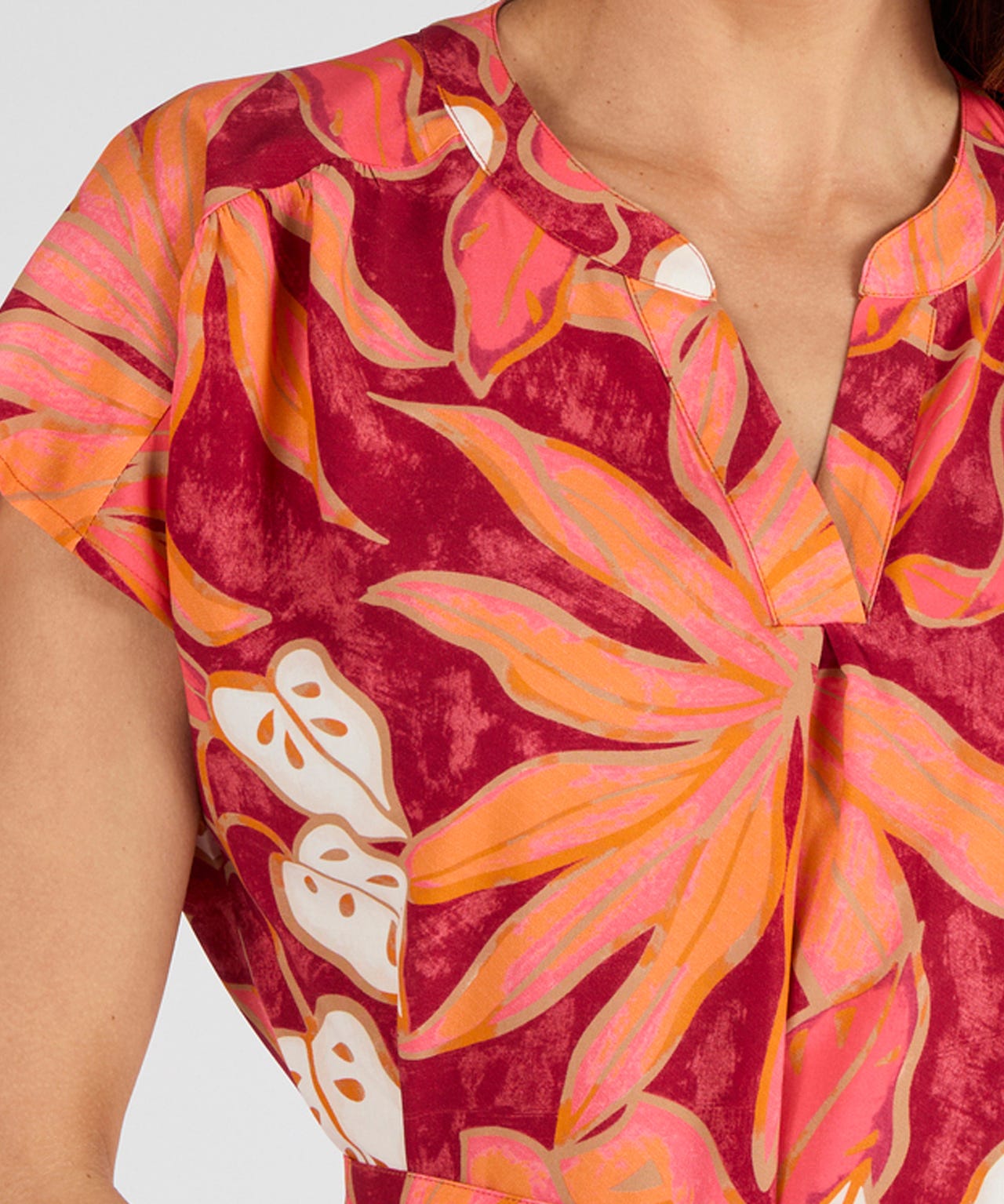 Printed Kaftan Dress