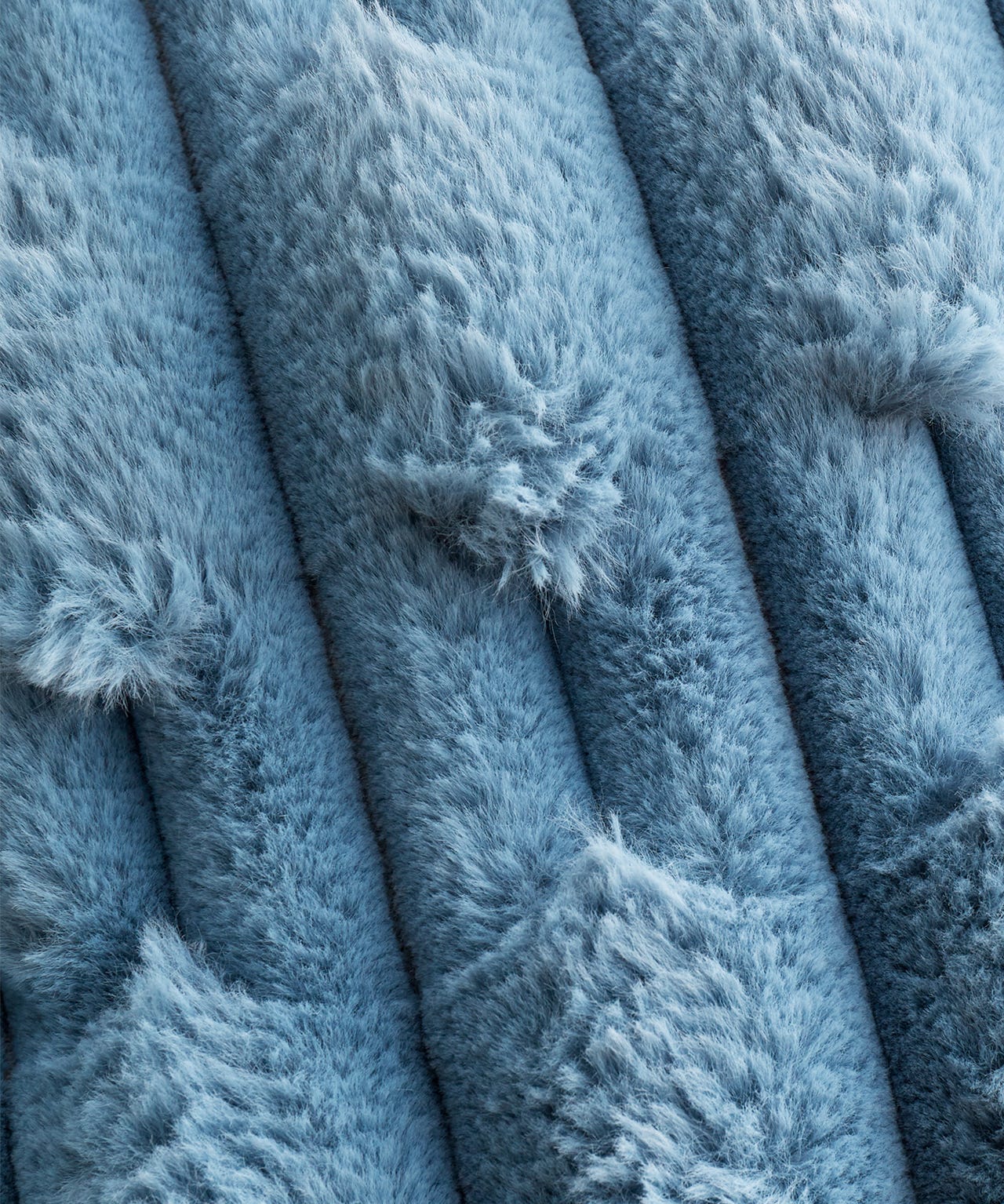 Carved Faux Fur Bedspread