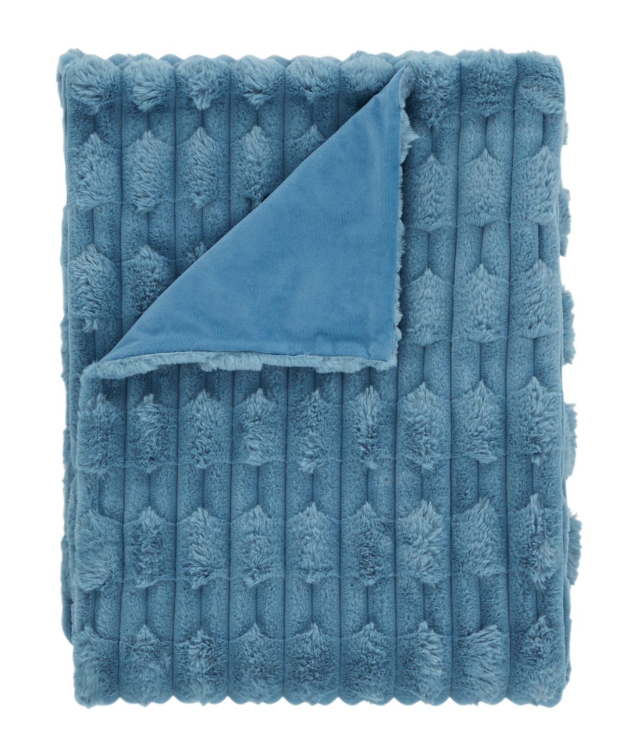 Carved Faux Fur Bedspread