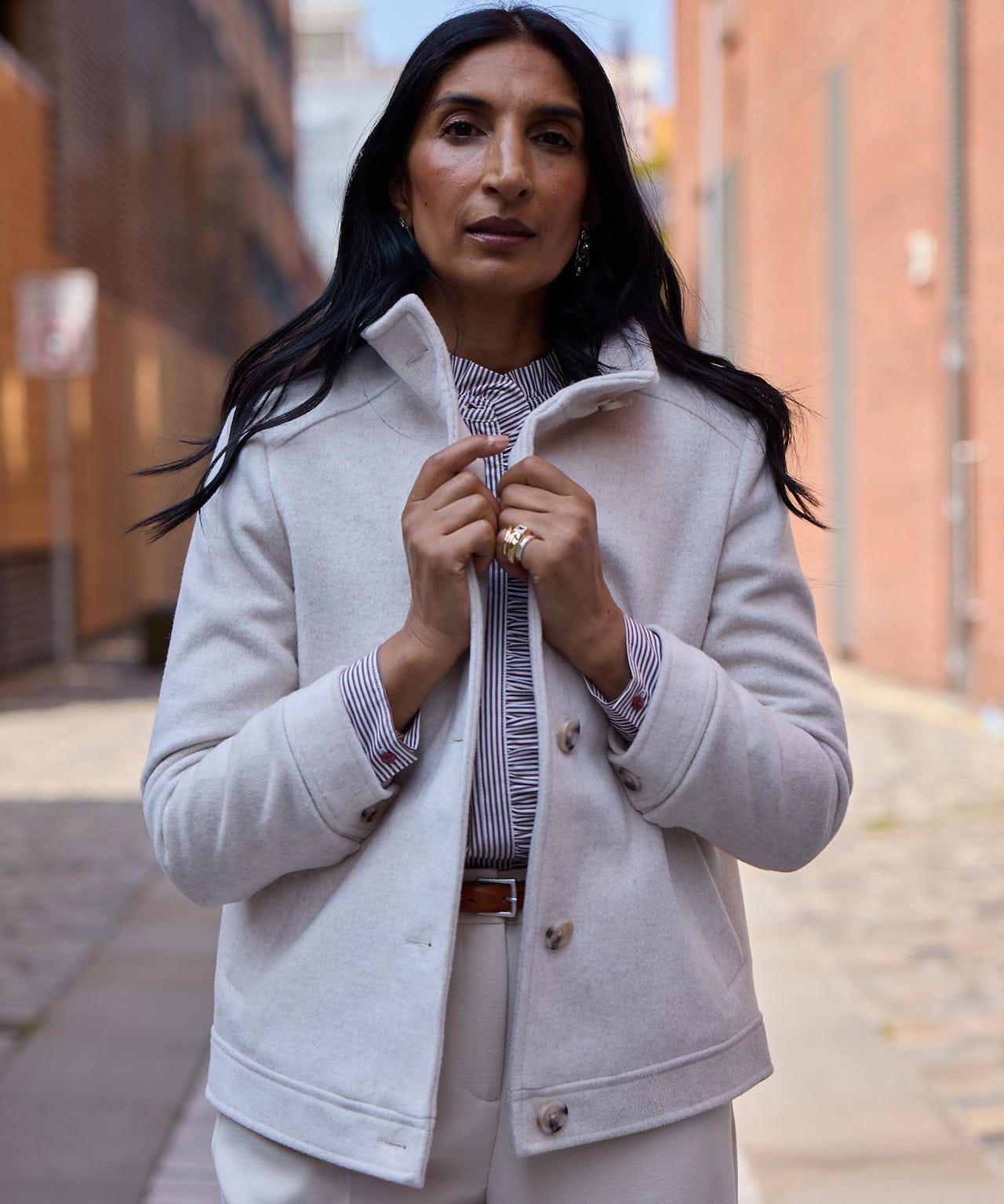 Thermolactyl Wool Blend Coat