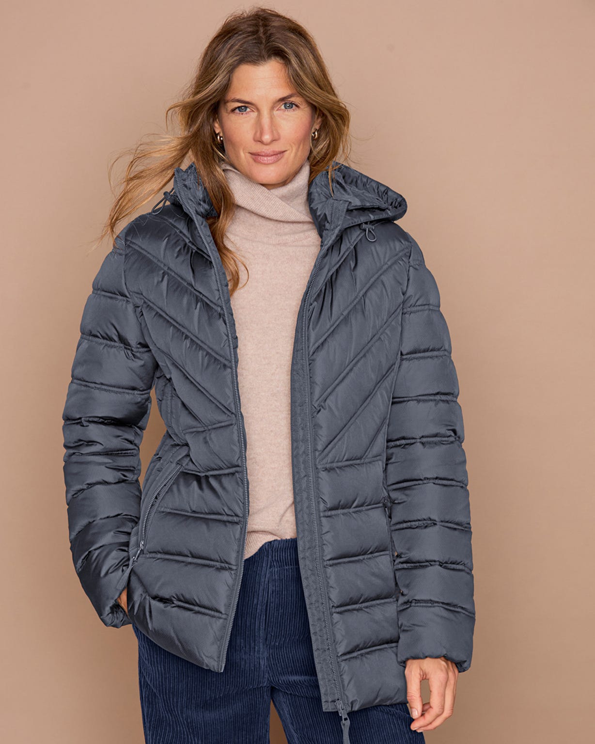 Thermolactyl Quilted Water Repellent Parka 