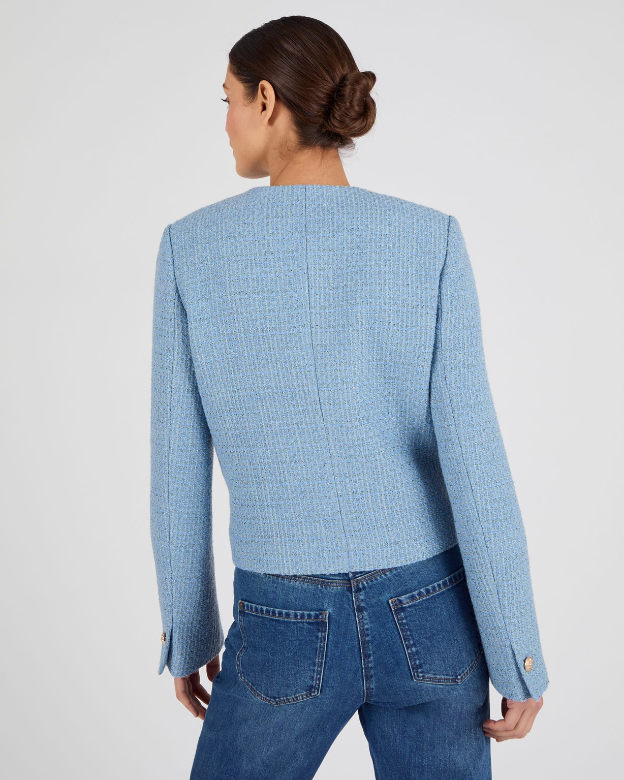 Tweed Wool Blend Jacket 