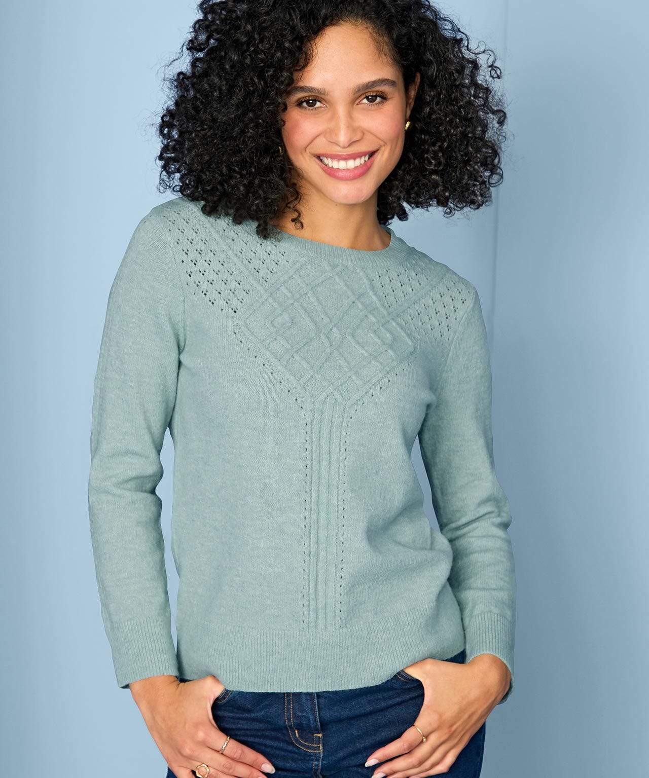 Thermolactyl Cable Detail Jumper