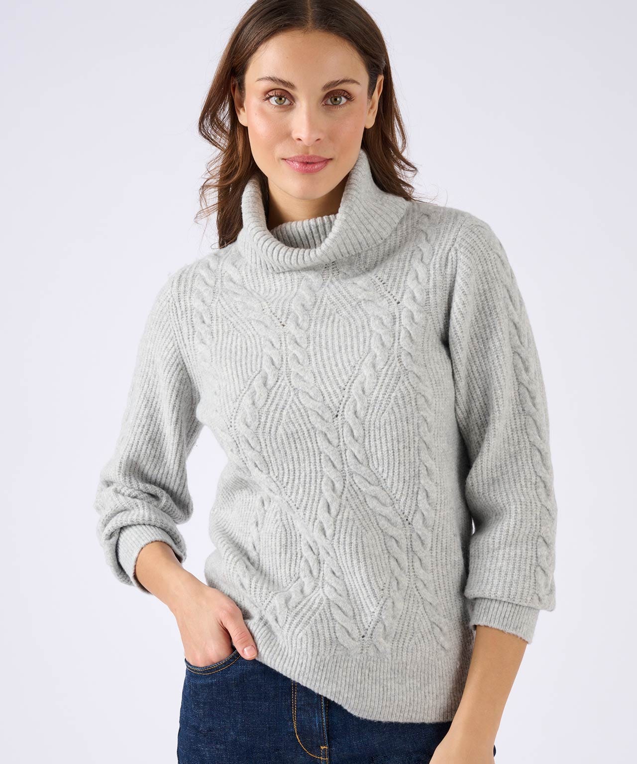 Thermolactyl Cable Roll Neck Jumper