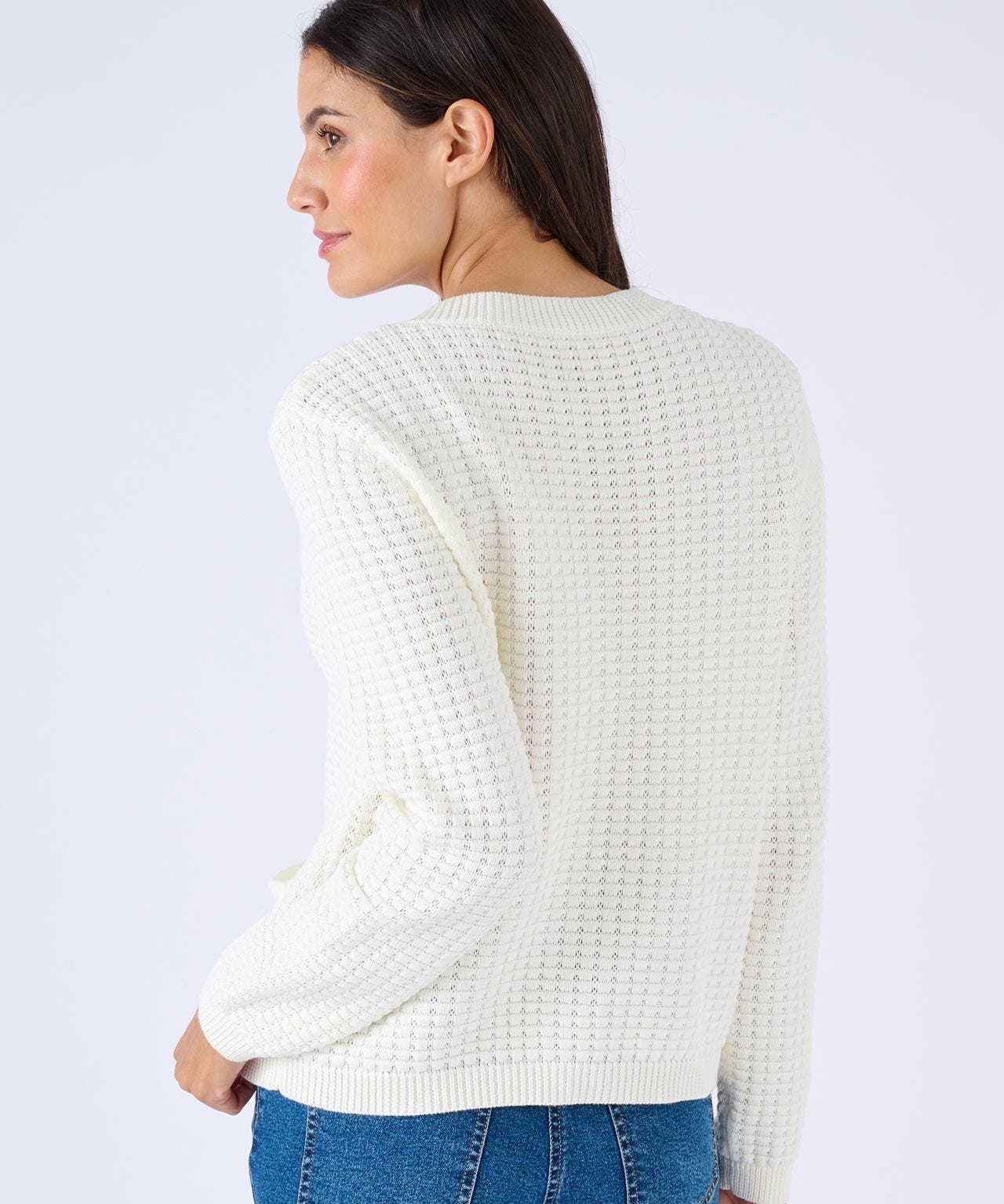 Textured Knit Cardigan 