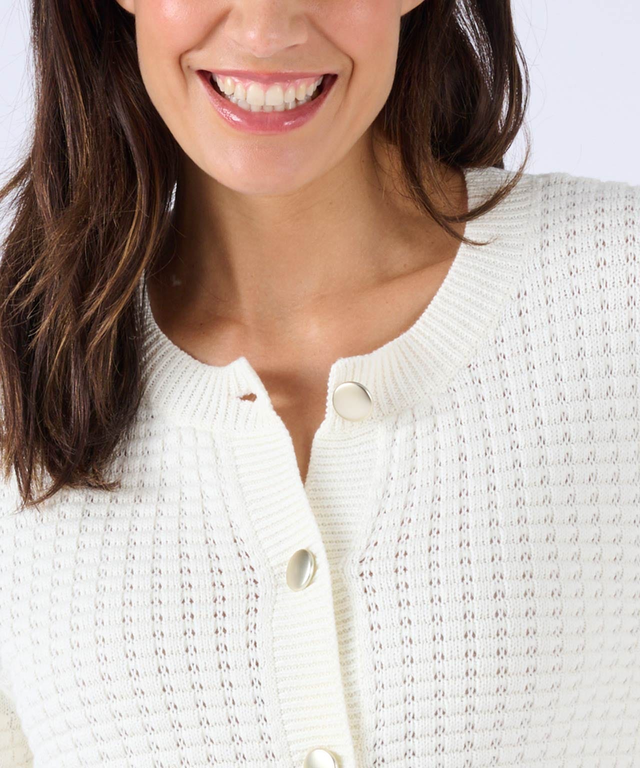 Textured Knit Cardigan 