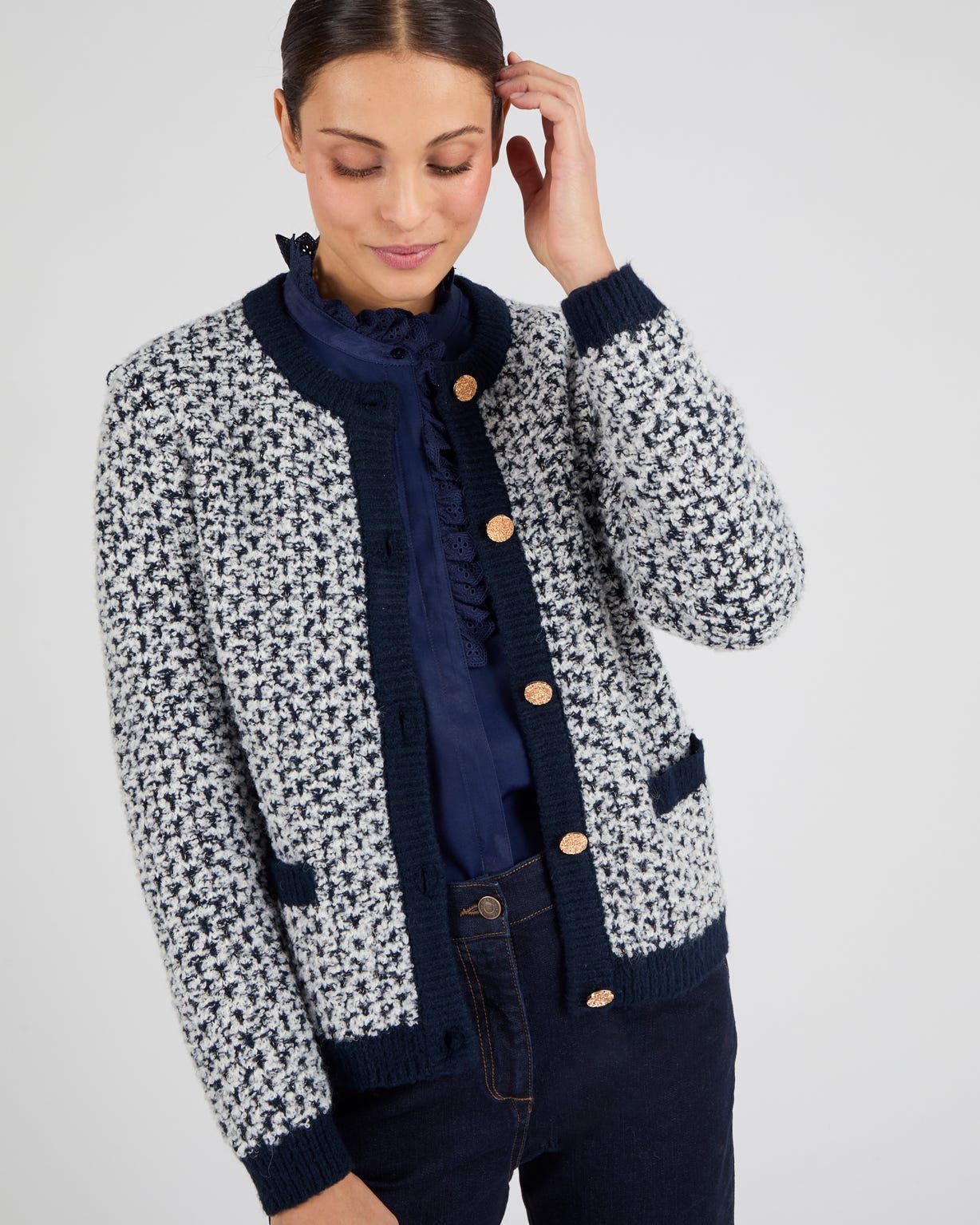 Bouclé Cardigan 