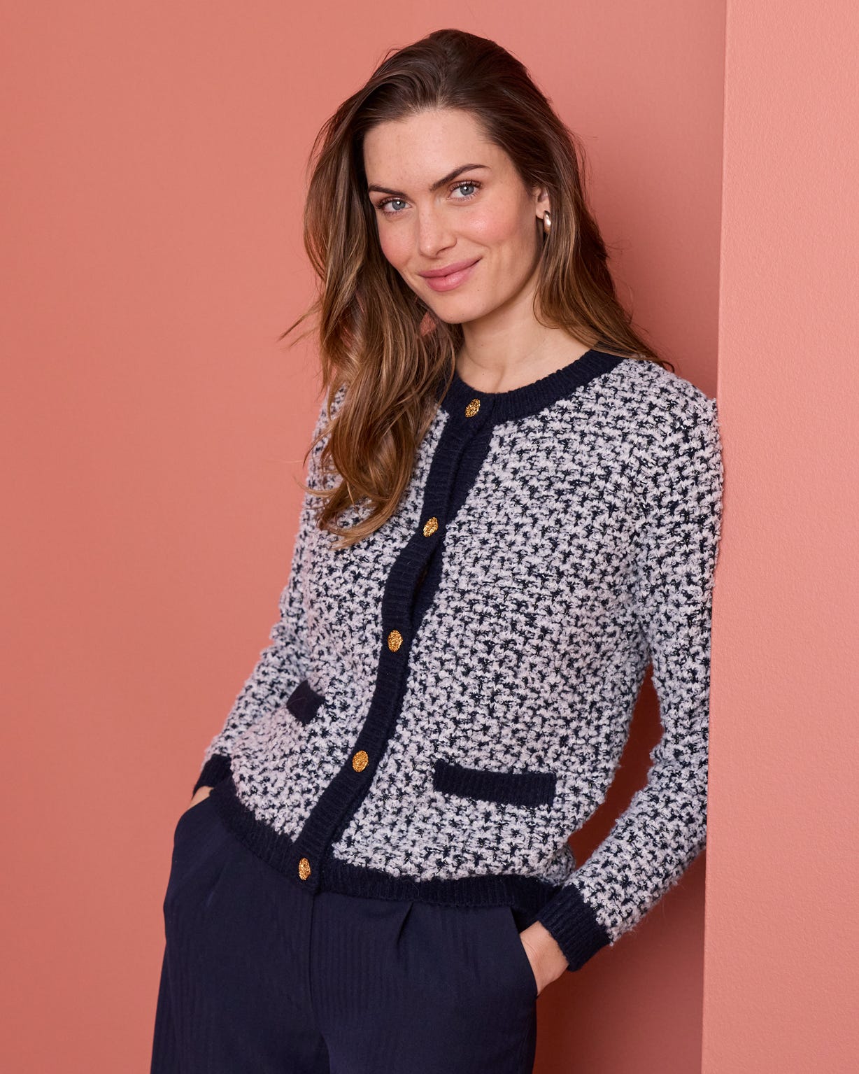 Bouclé Cardigan 