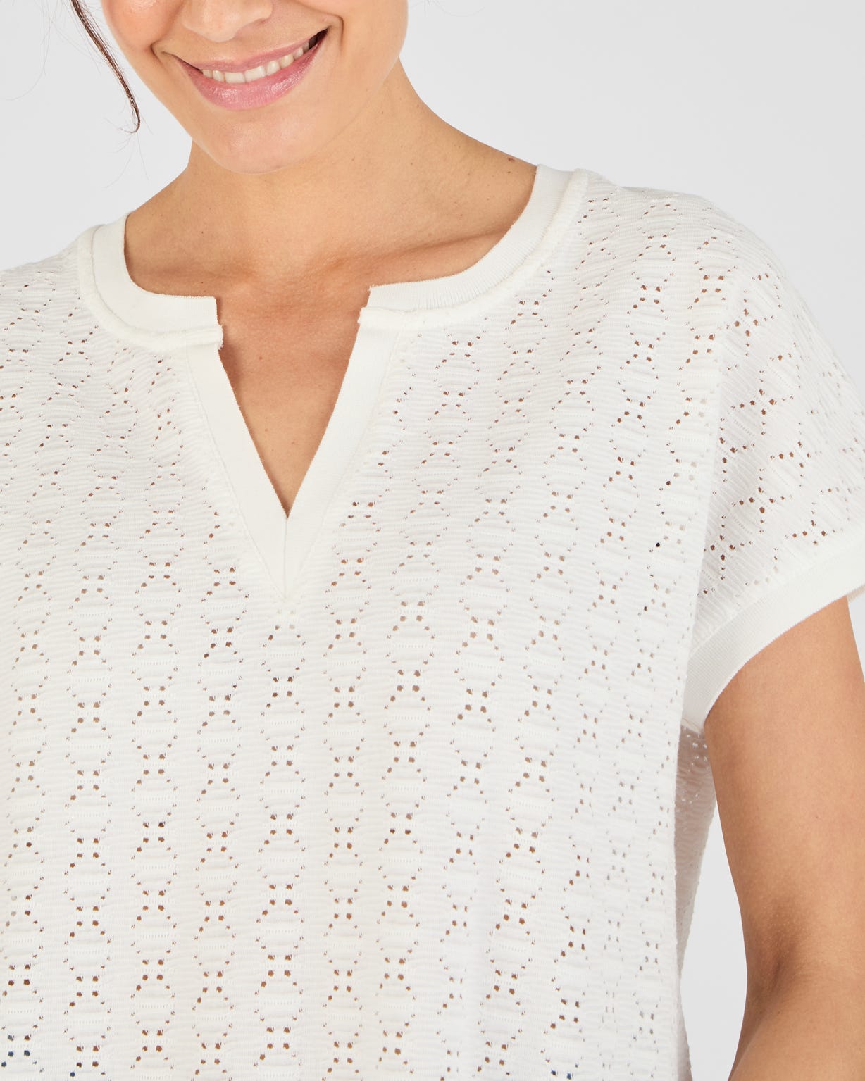 Broderie Look Top 