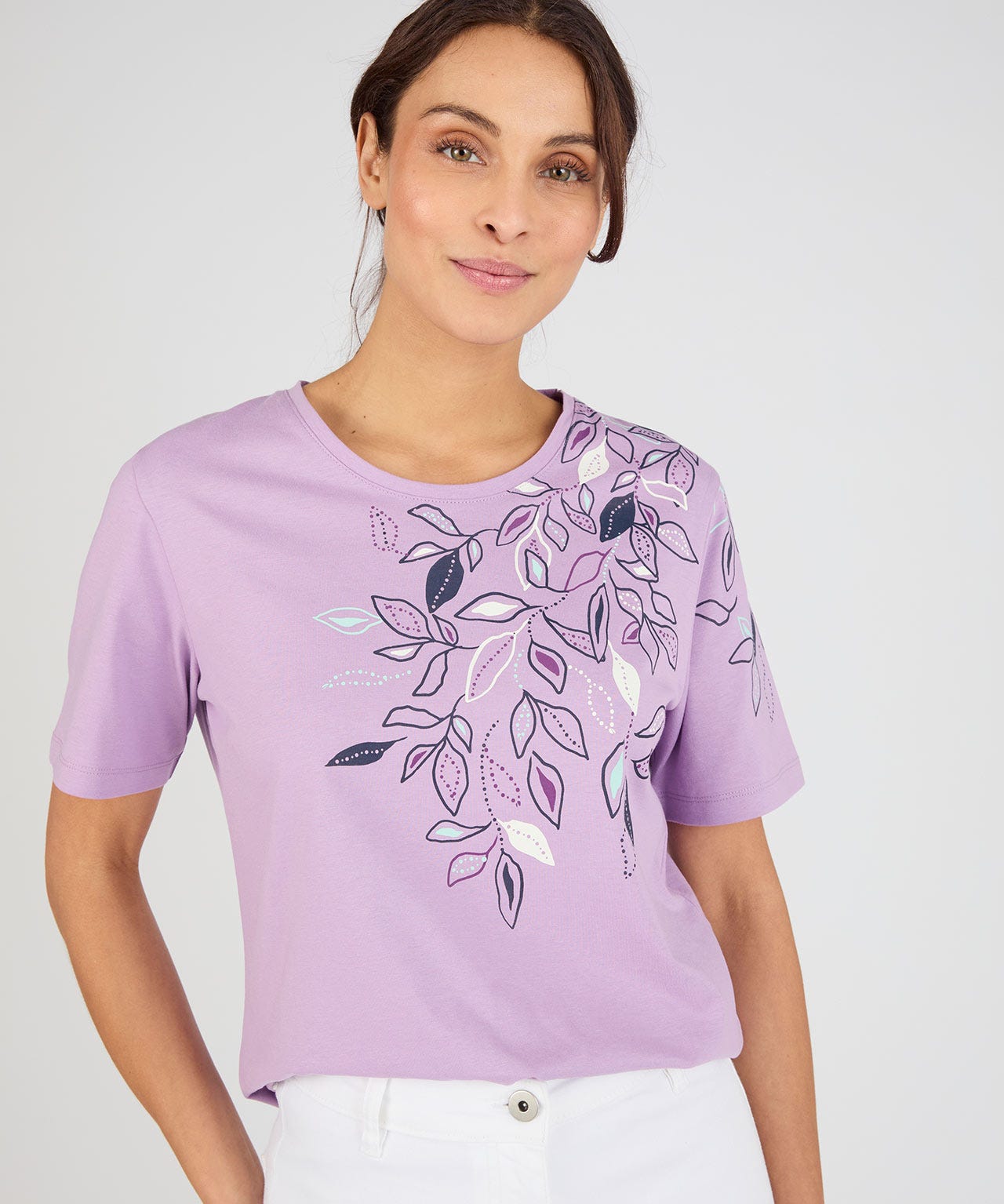 Placement Print T-shirt 