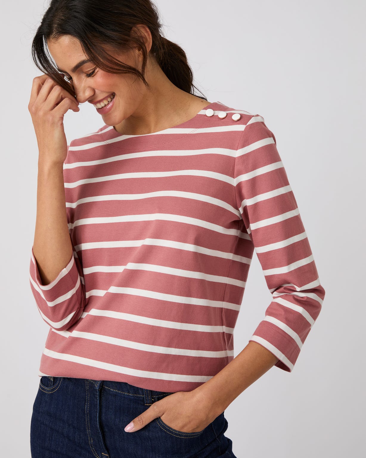 Stripe Breton Style Top 