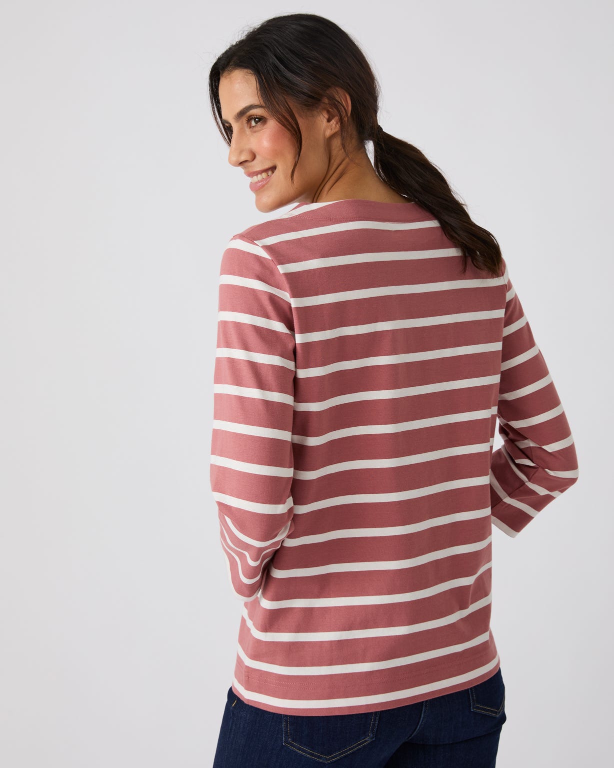 Stripe Breton Style Top 