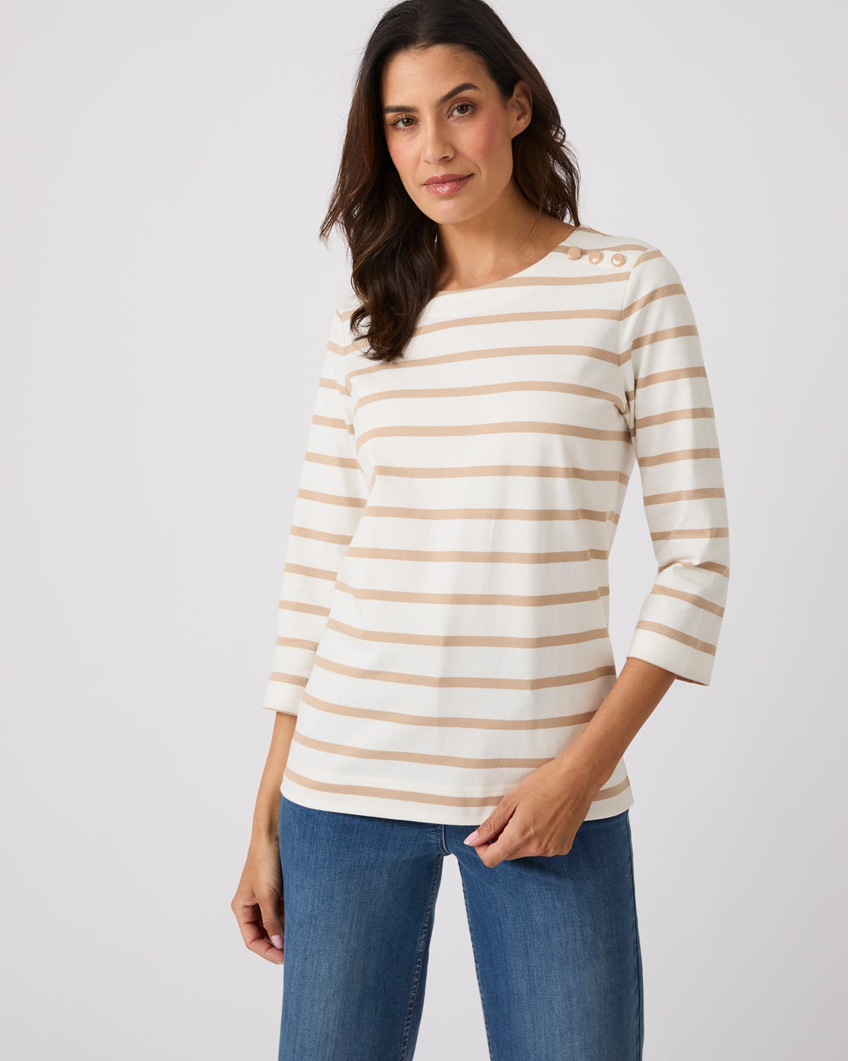 Stripe Breton Style Top 