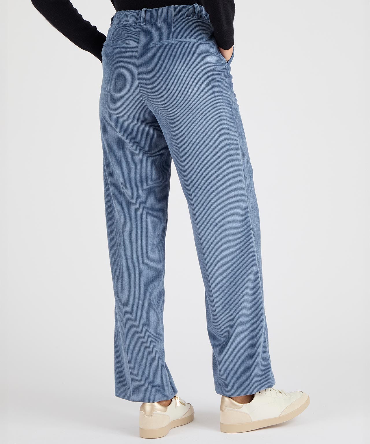 Wide-leg Cord Trousers