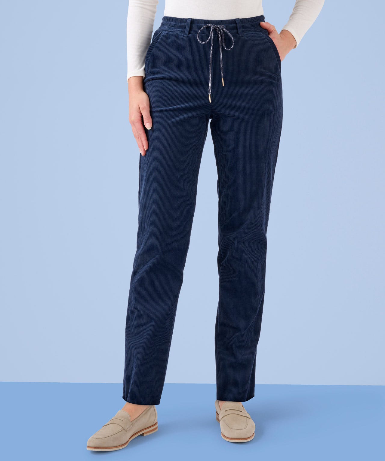 Pull-on Cord Trousers 