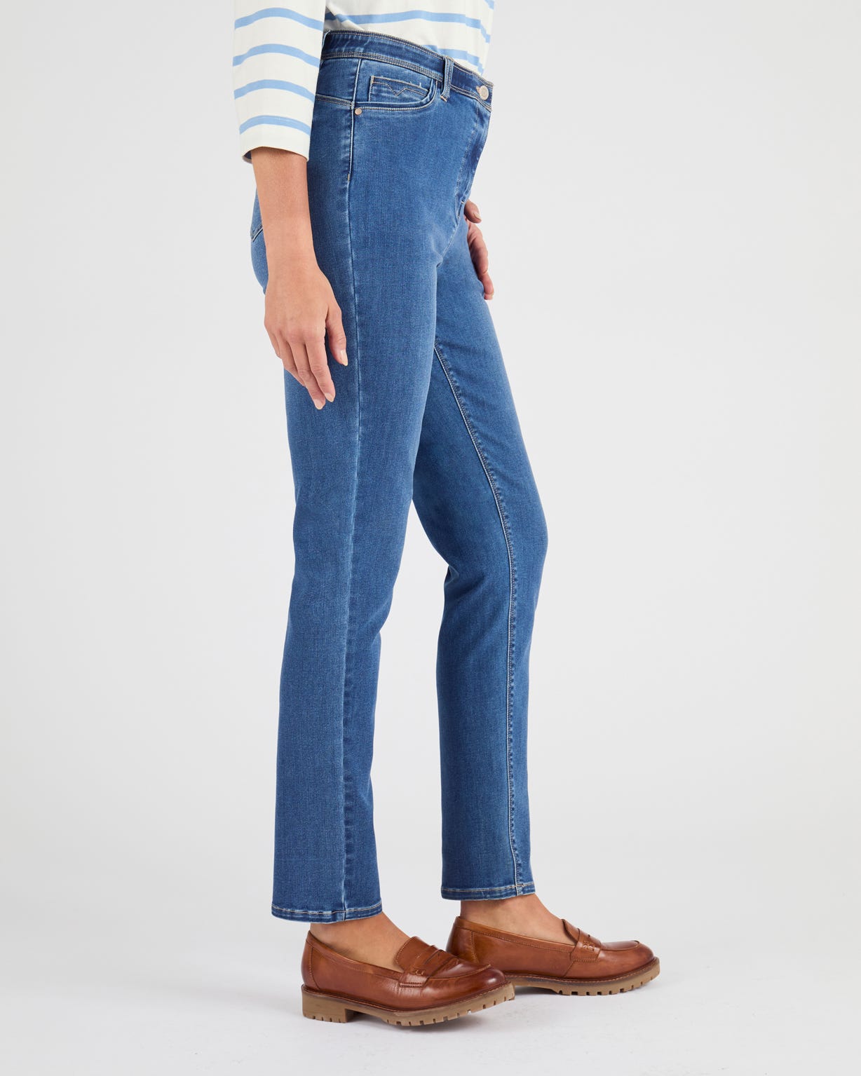 Stretch Slim Leg Jeans 