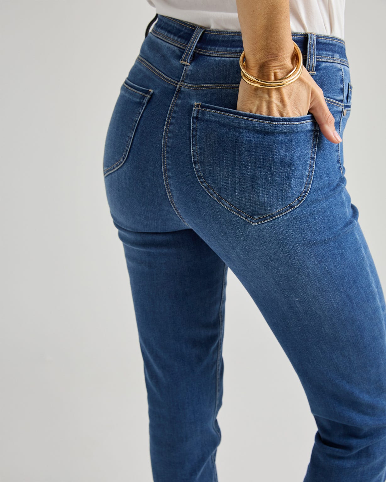 Stretch Slim Leg Jeans 