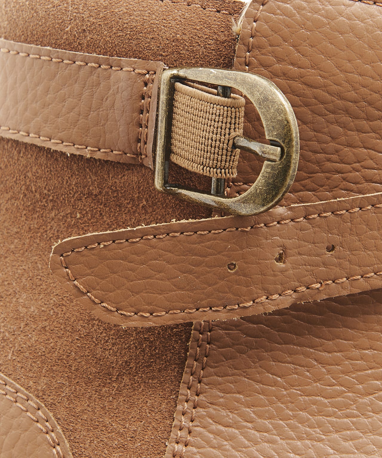 Amortyl Buckle Trim Ankle Boots