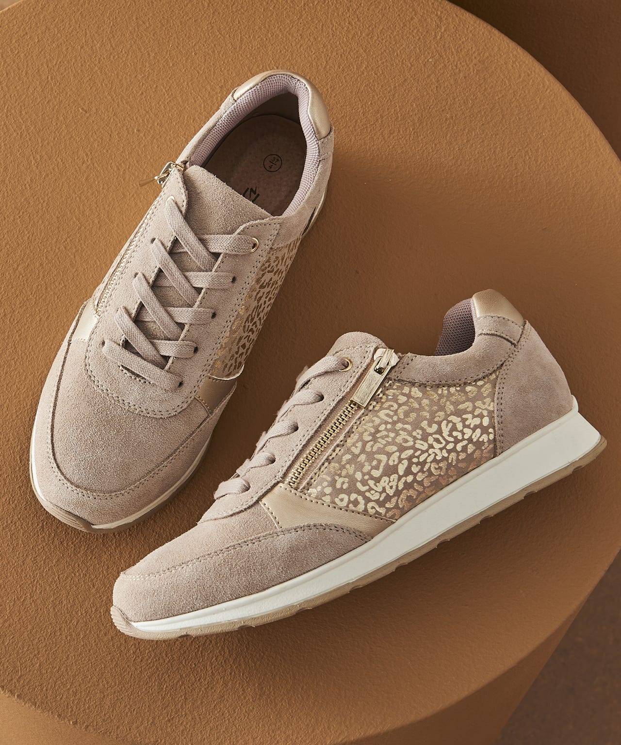 Amortyl Animal Print Trainers 