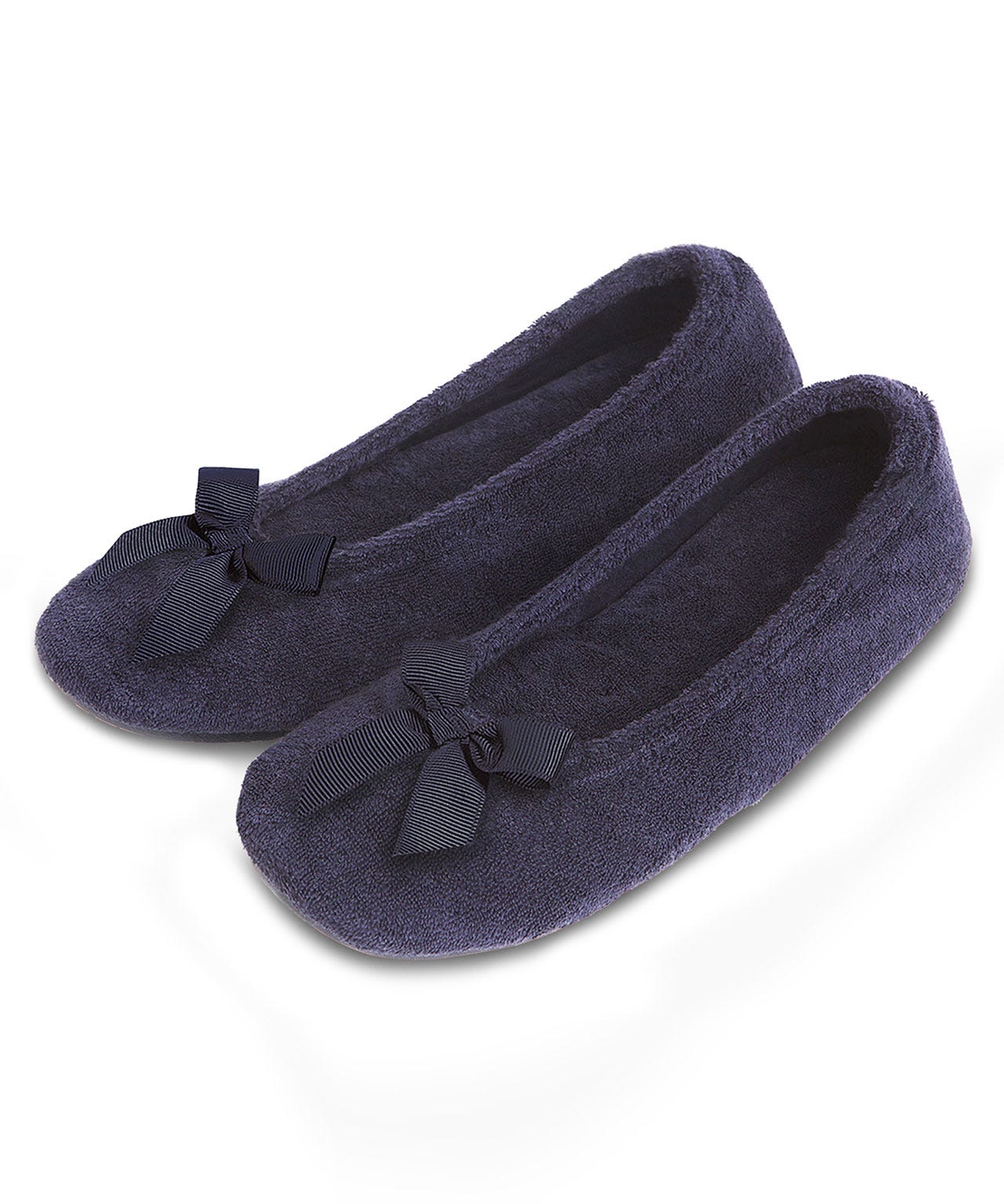 Totes Isotoner Ladies Terry Ballerina Slippers  
