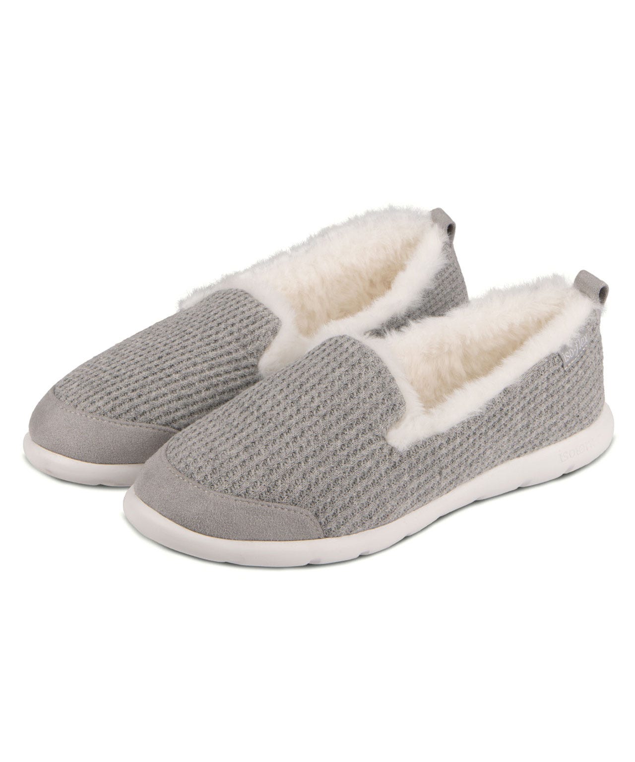 Totes Isotoner Ladies Iso-Flex Waffle Slipper 