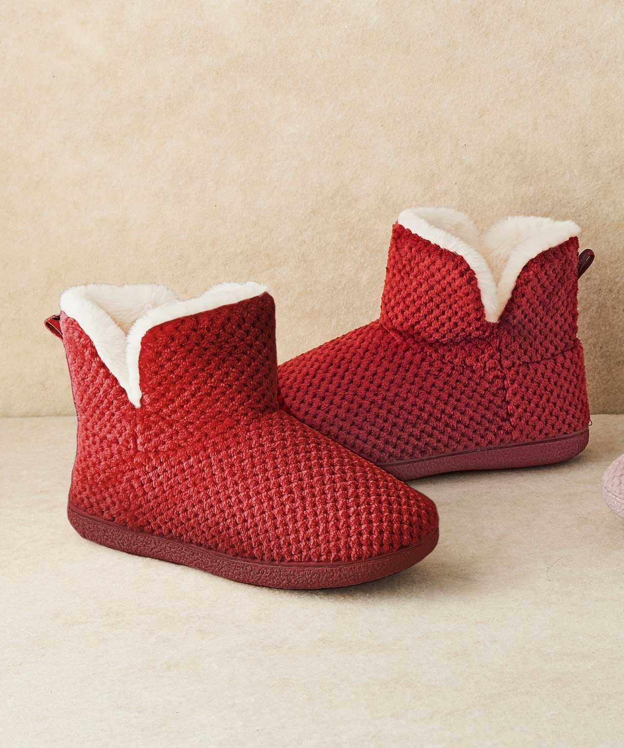 Thermolactyl Faux Fur Lined Slipper Boots