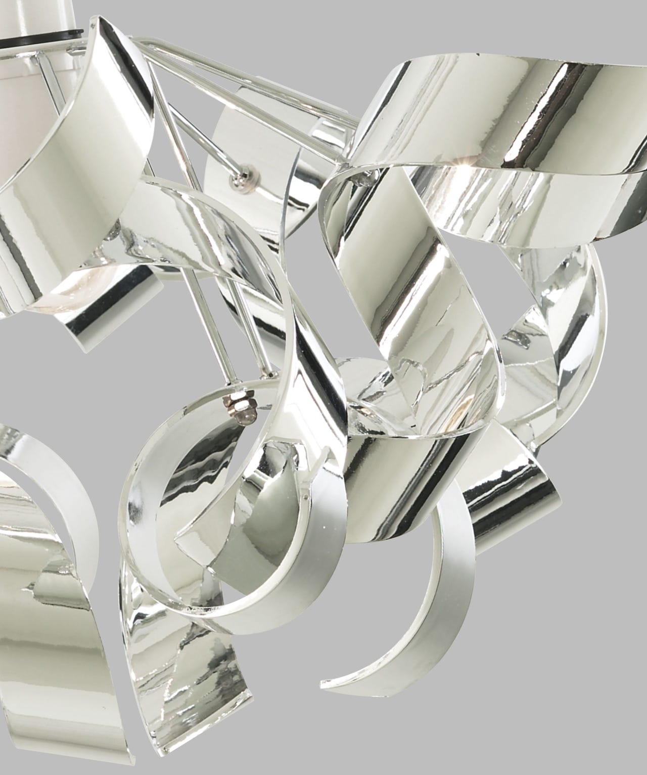 Chrome Curl Easy Fit Pendant