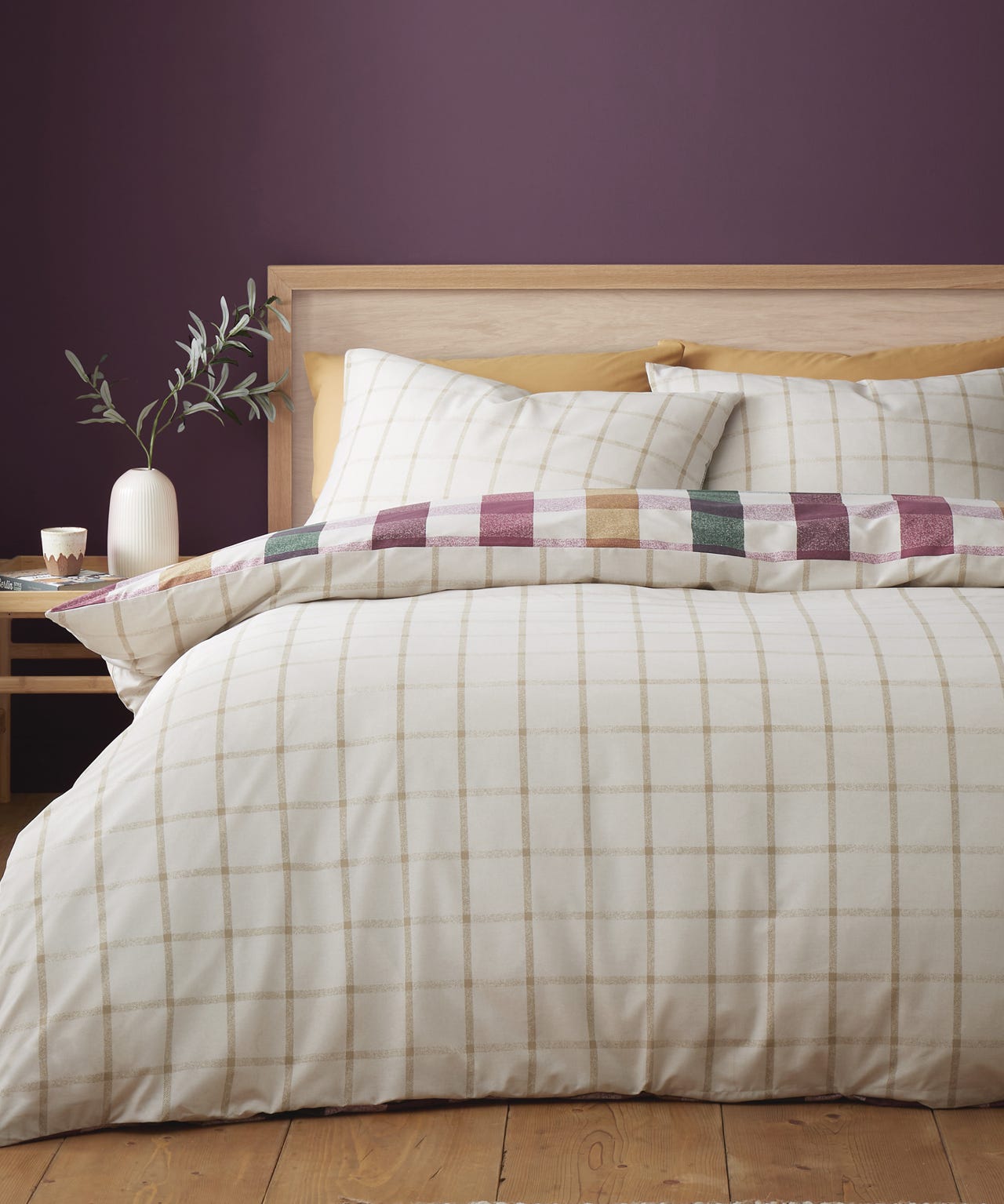 Autumn Check Duvet Set 