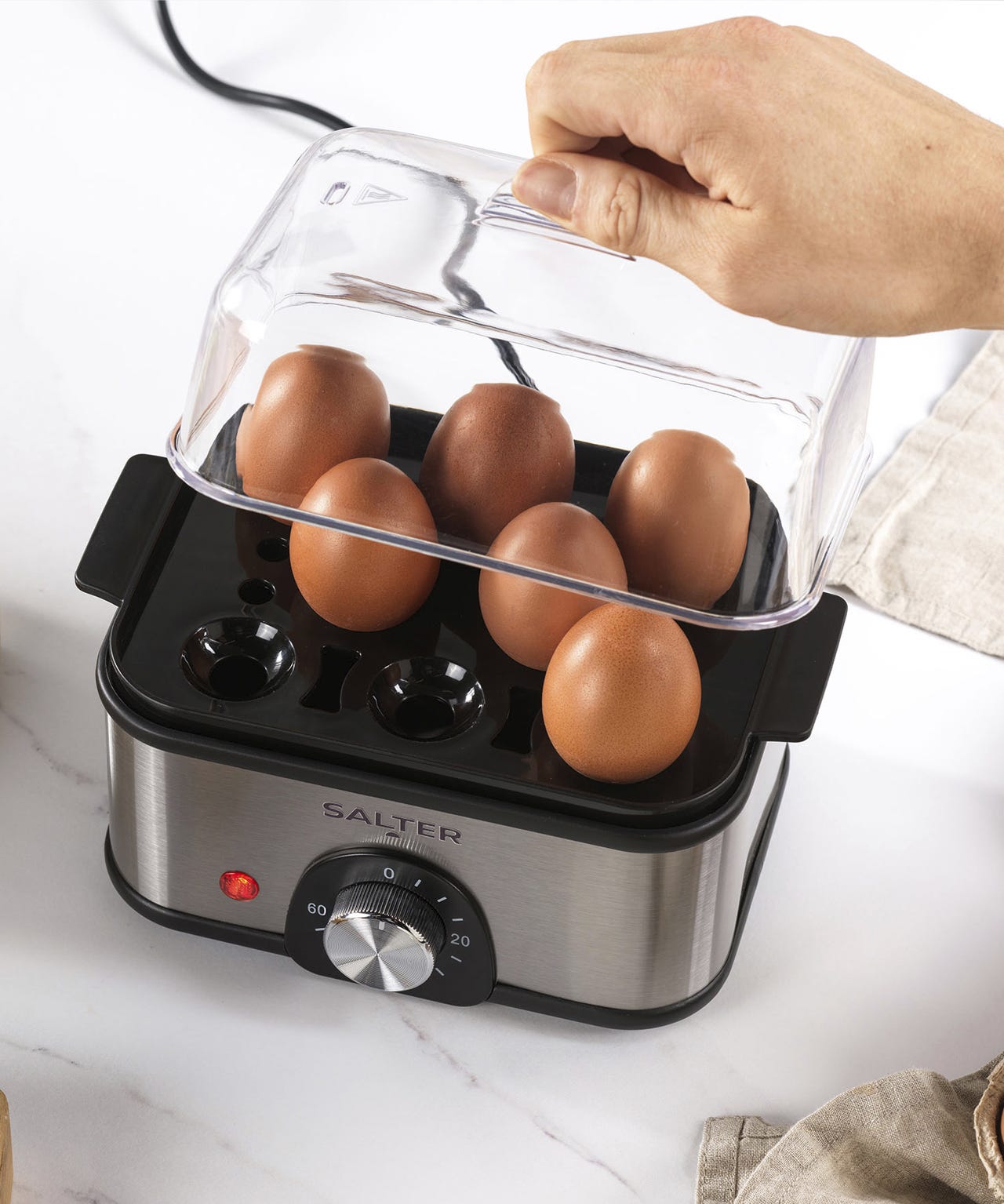 Salter Compact 3-tier Steamer 