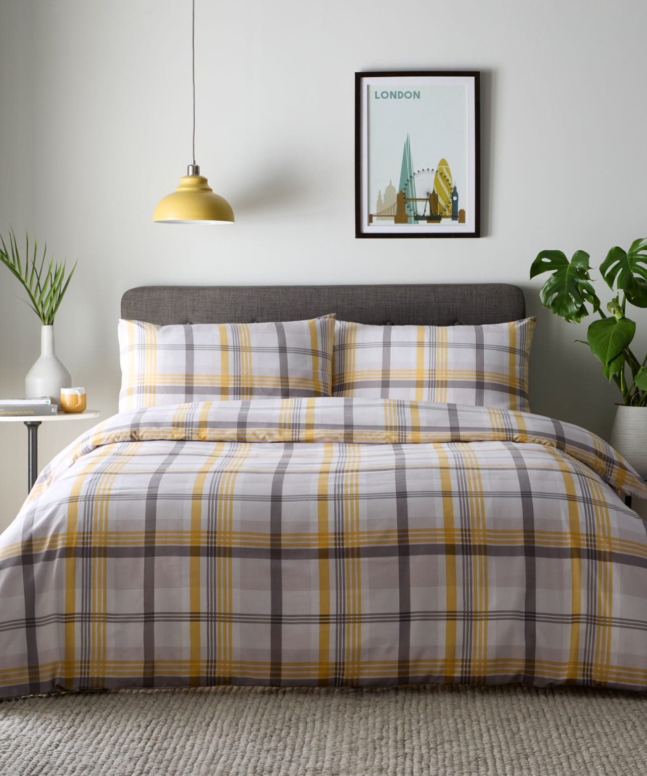 Prague Check Duvet Set