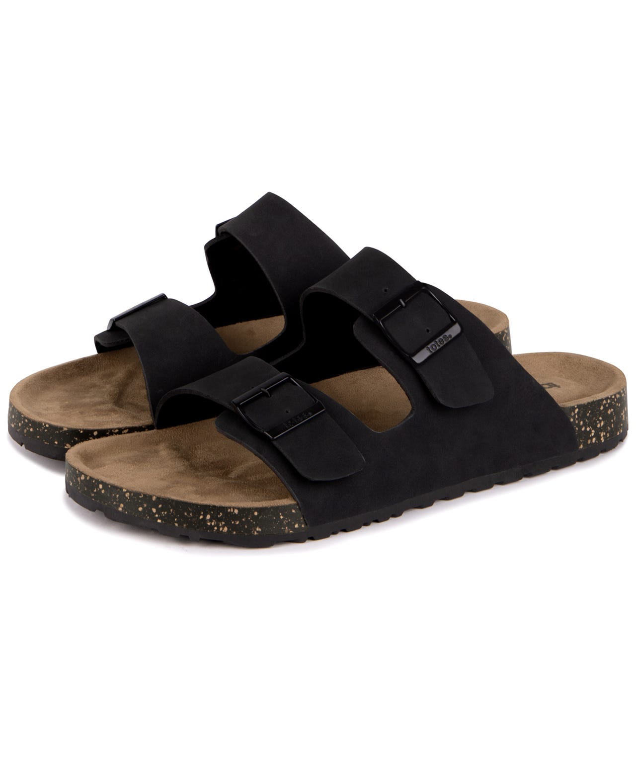 Totes Mens Double Buckle Slider 