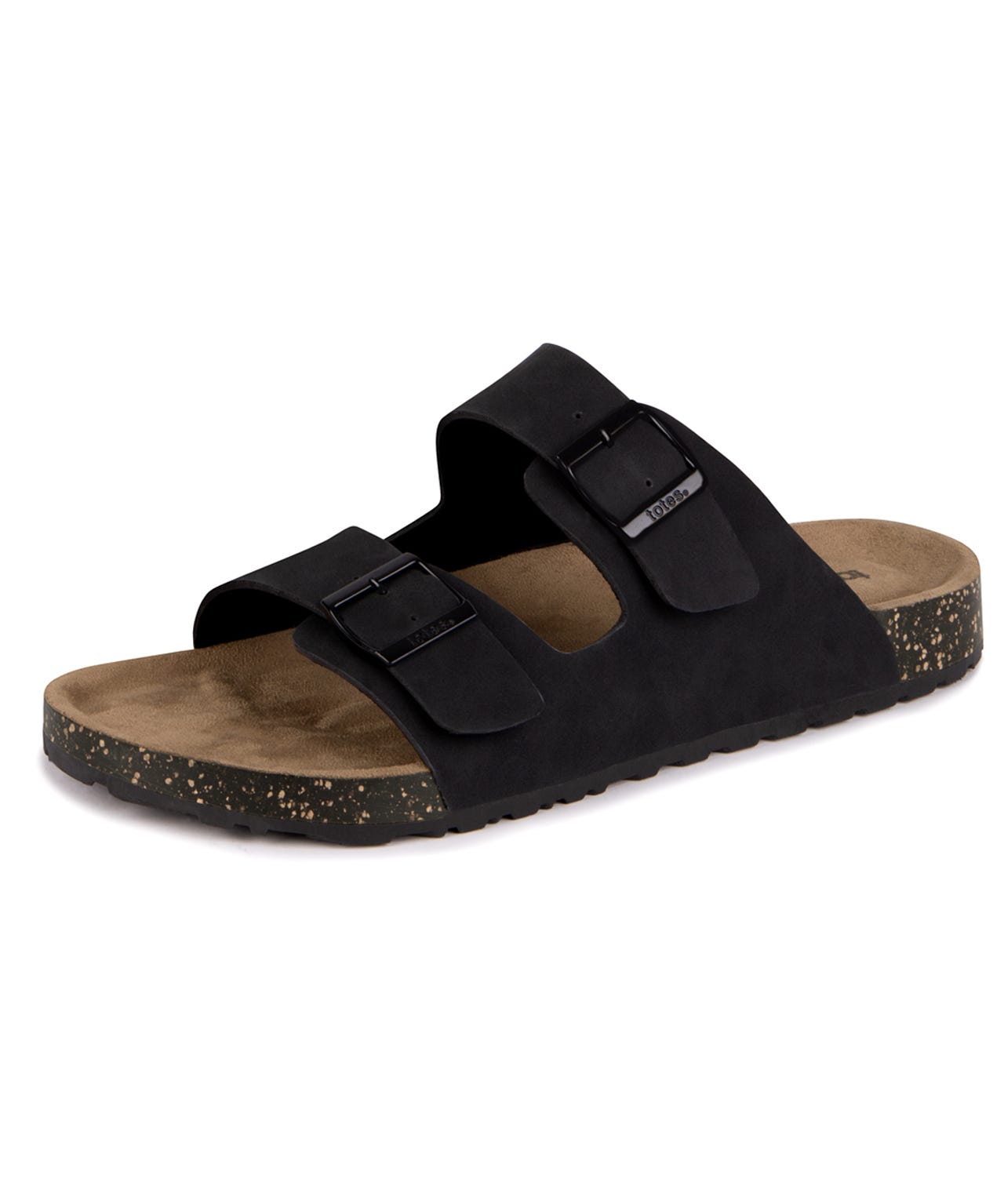 Totes - Mens Double Buckle Slider