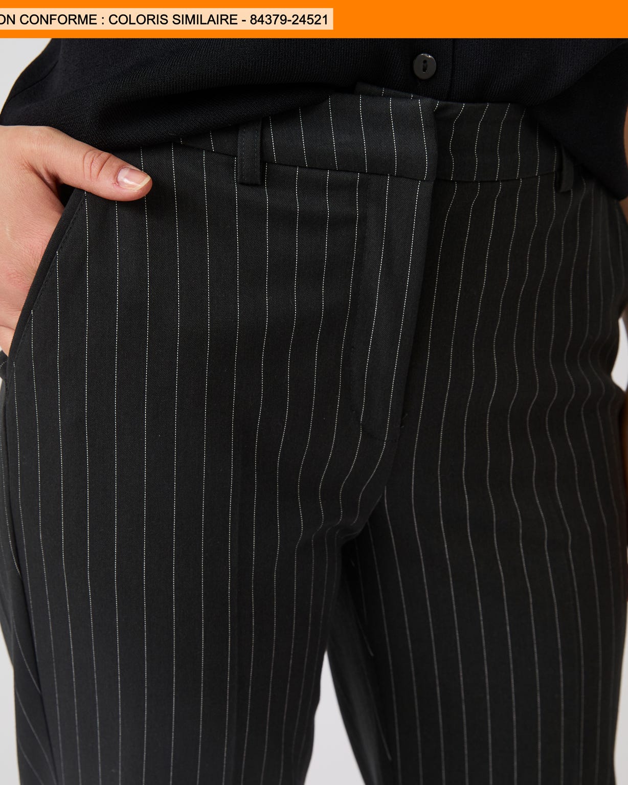 Ankle Length Turn Up Trousers 
