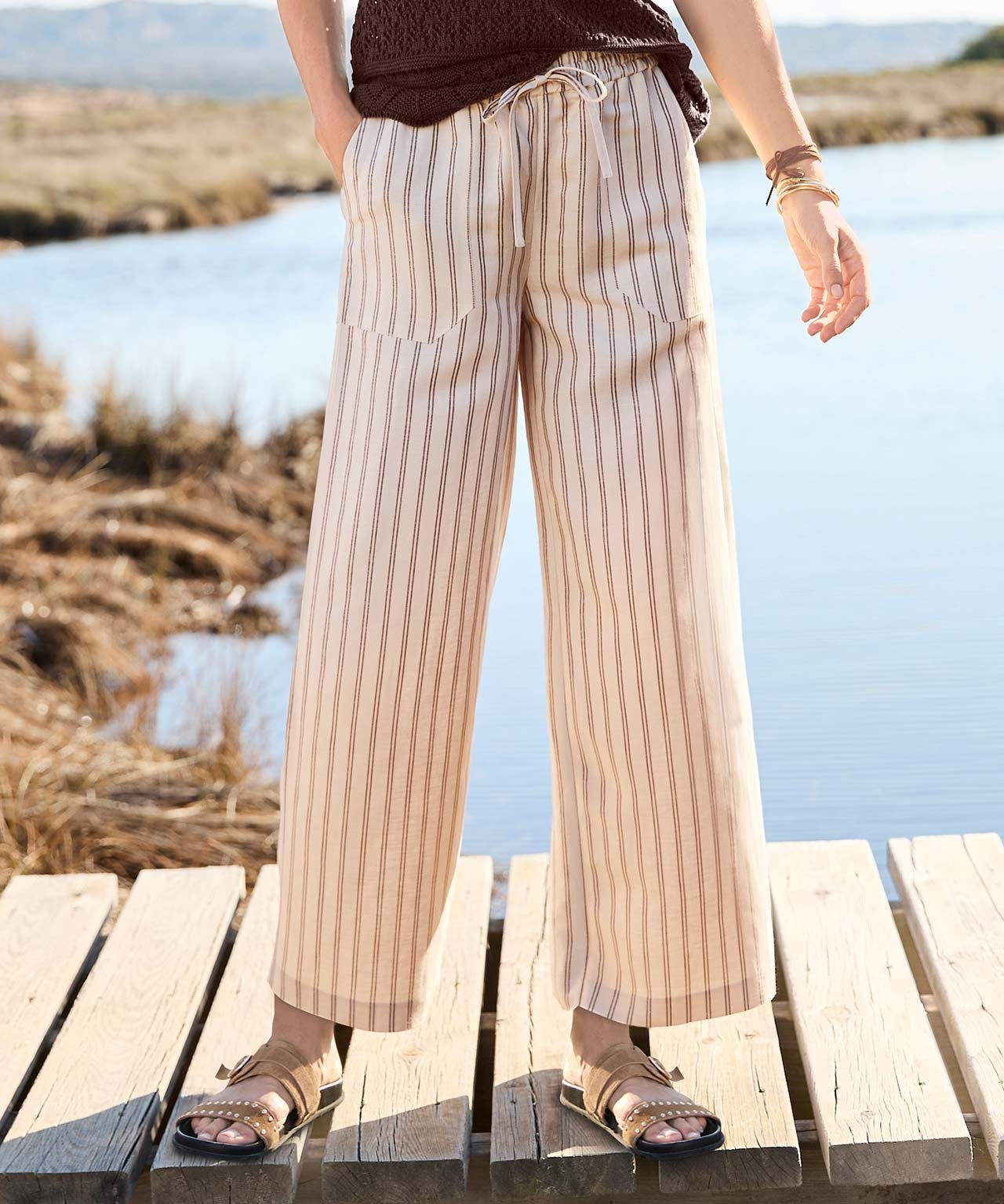 Linen Rich Trousers 