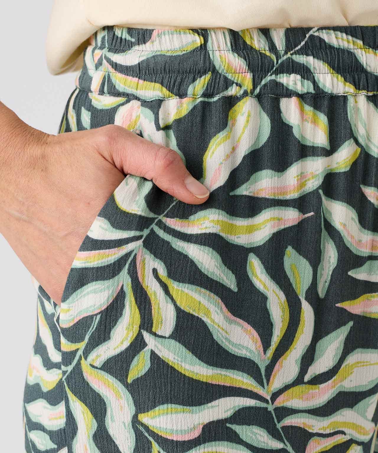 Pull-on Crinkle Trousers 