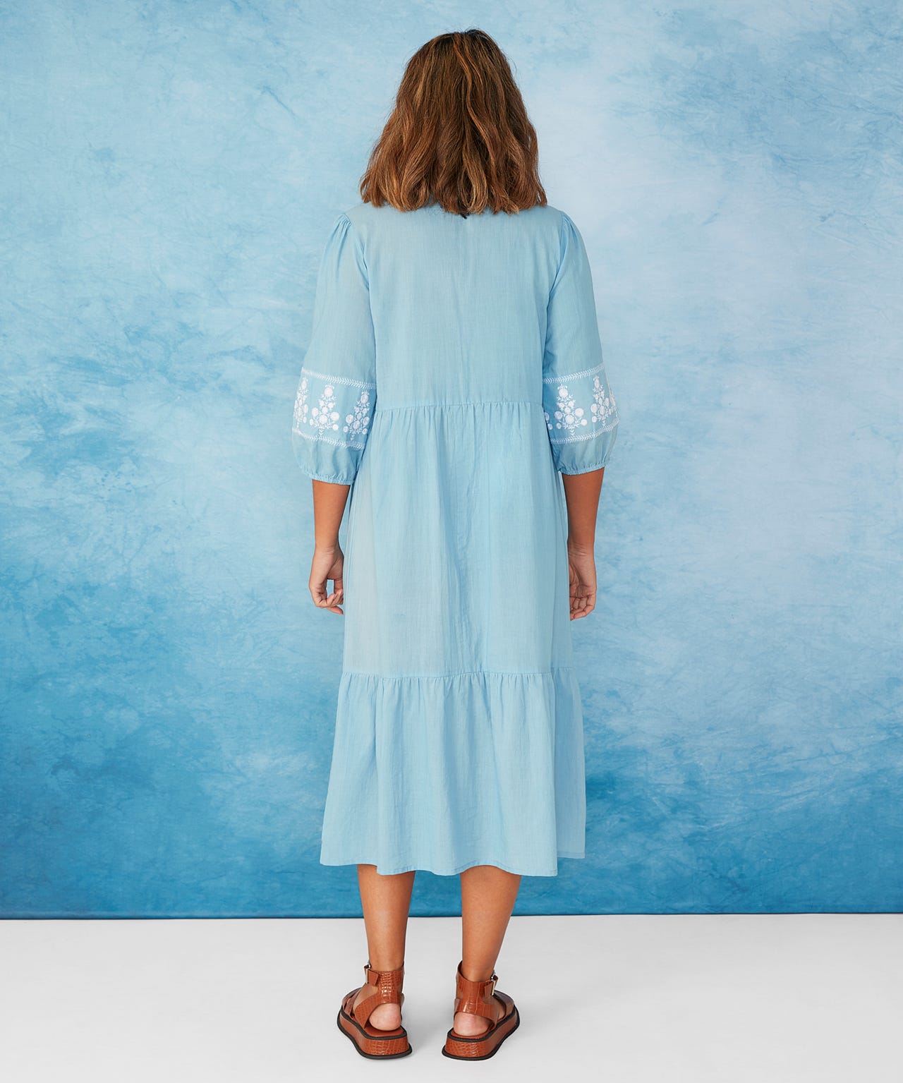 First Avenue - Embroidered Cotton Dress