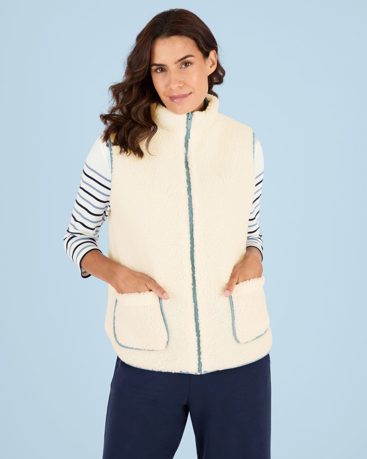 Reversible Fleece and Quilted Gilet 