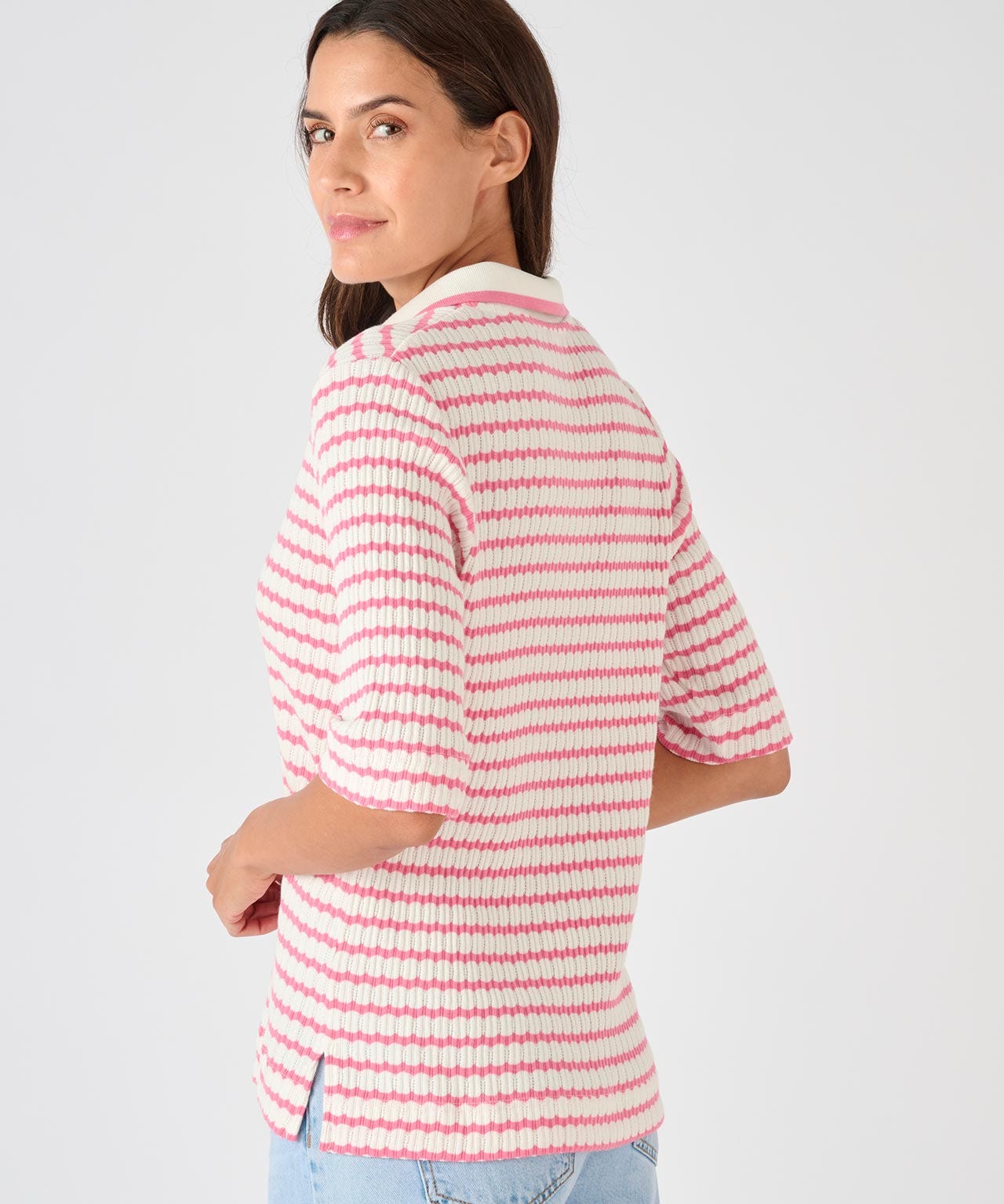 Textured Polo Top 