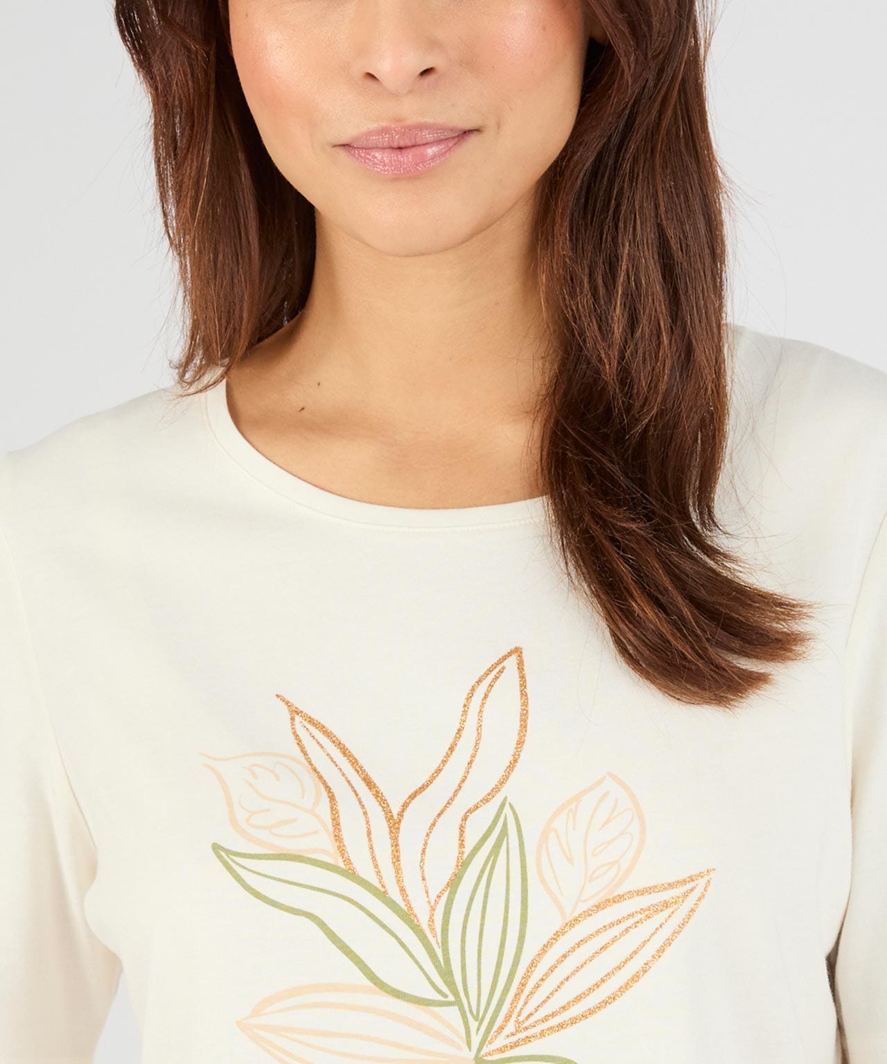 Glitter Print T-shirt 