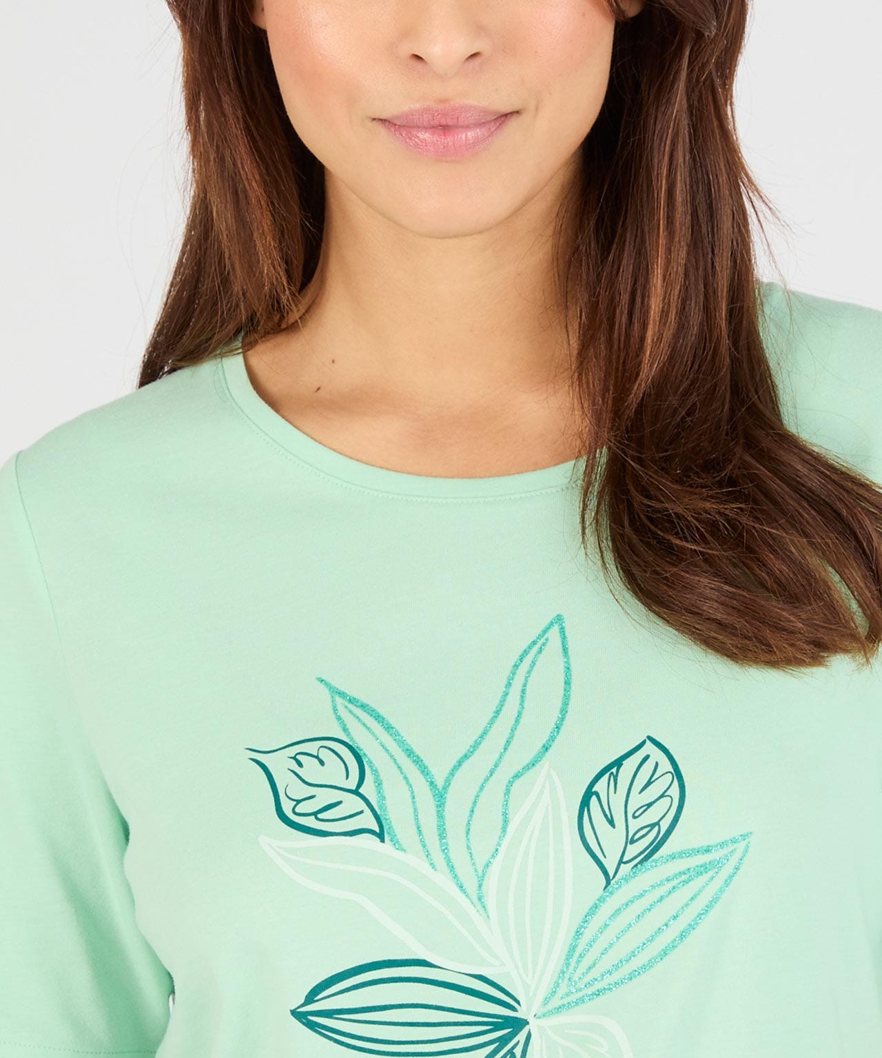 Glitter Print T-shirt 