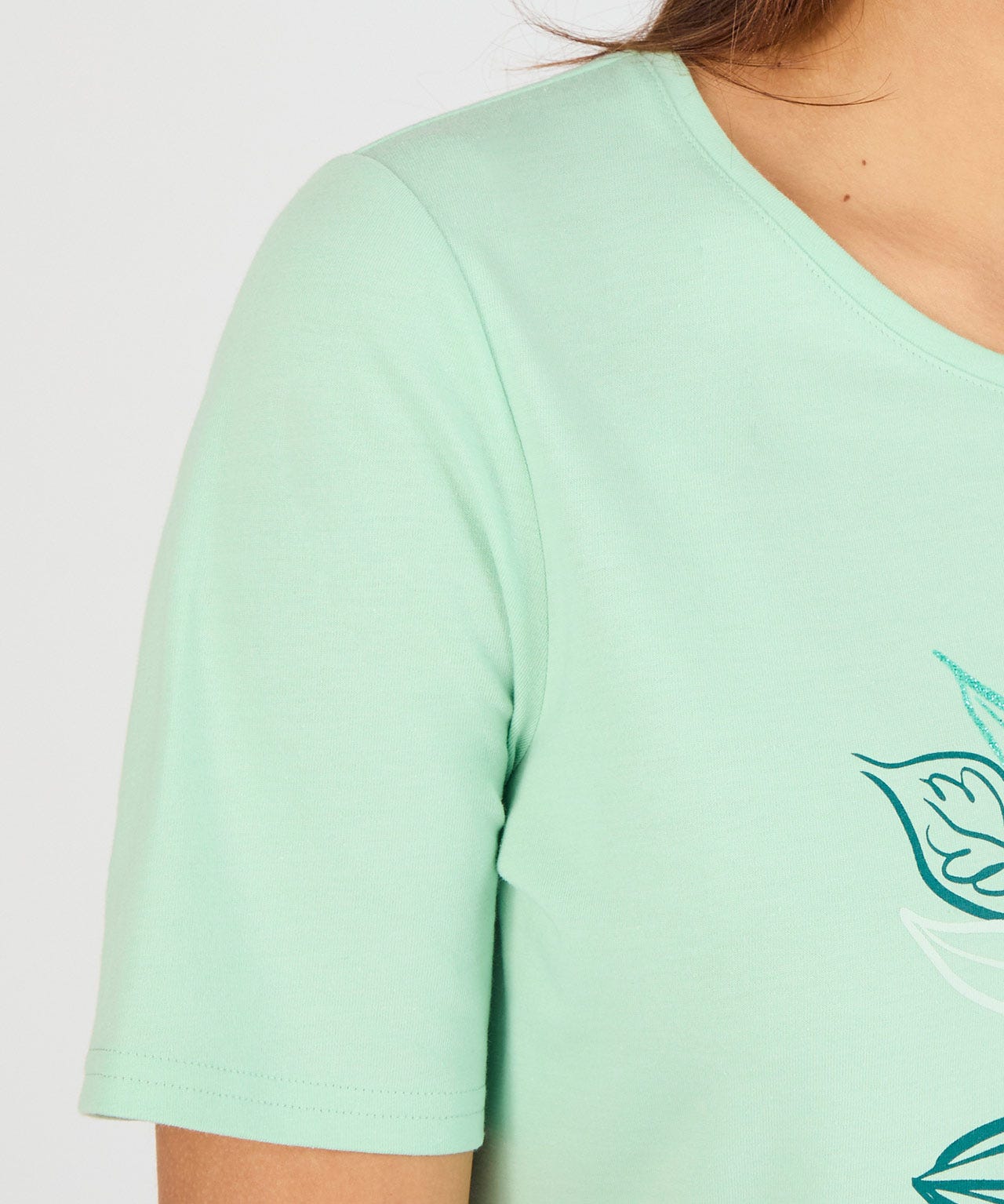 Glitter Print T-shirt 