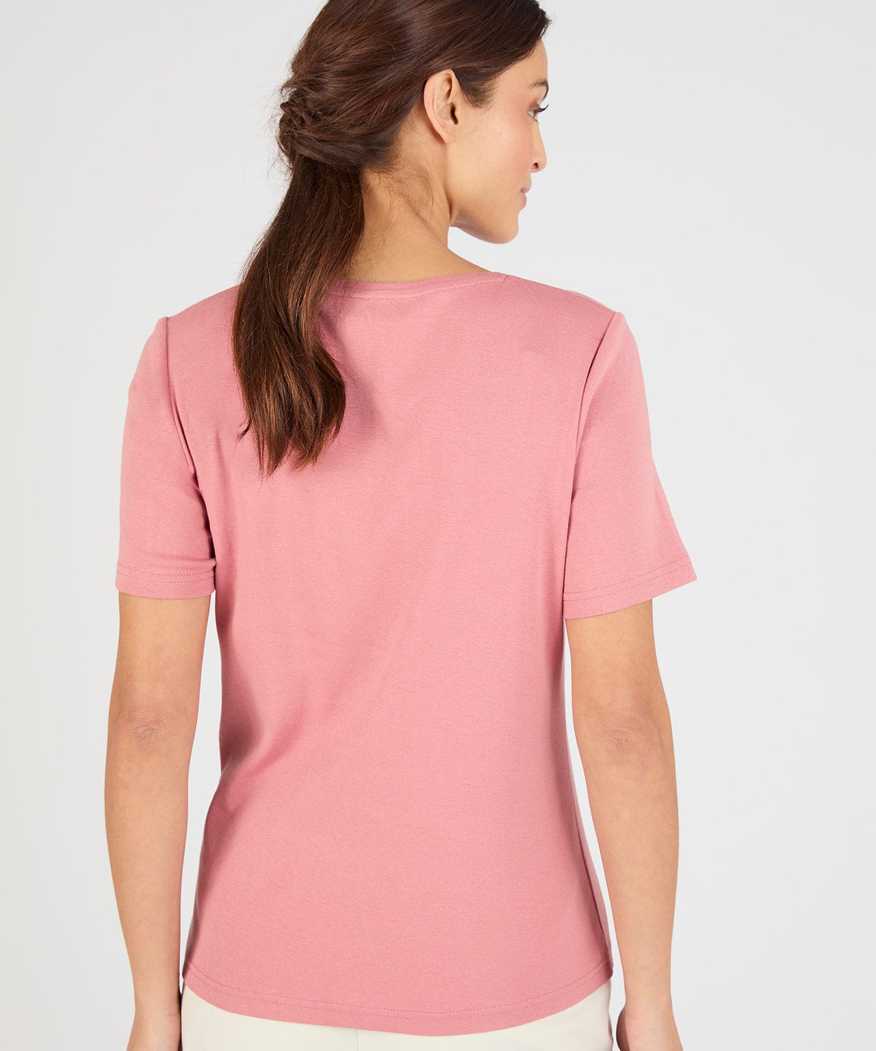 Embroidered Print T-shirt 