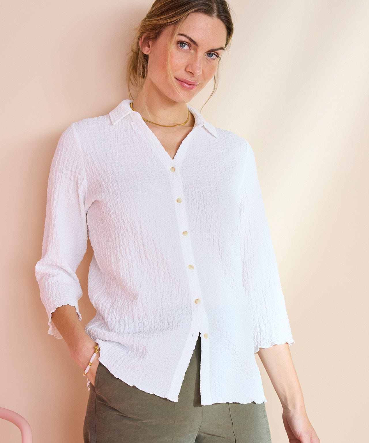 Crinkle Blouse 