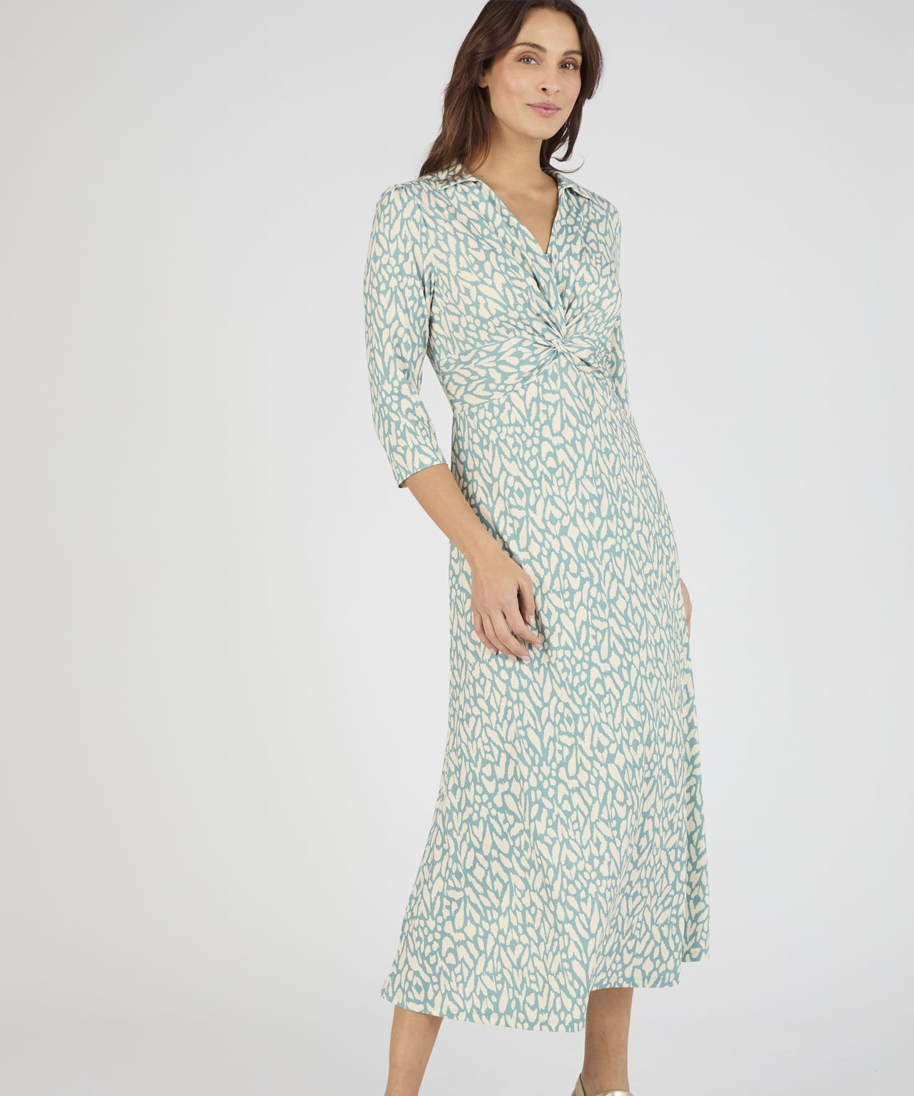 Jersey Print Dress 