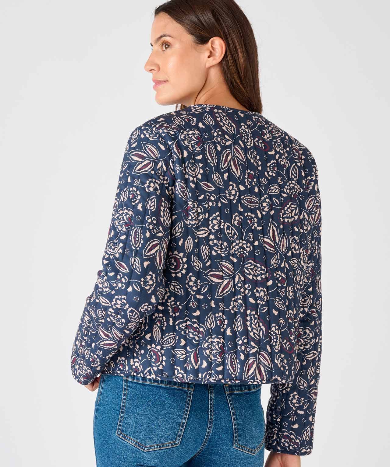 Print Quilted Jacket
