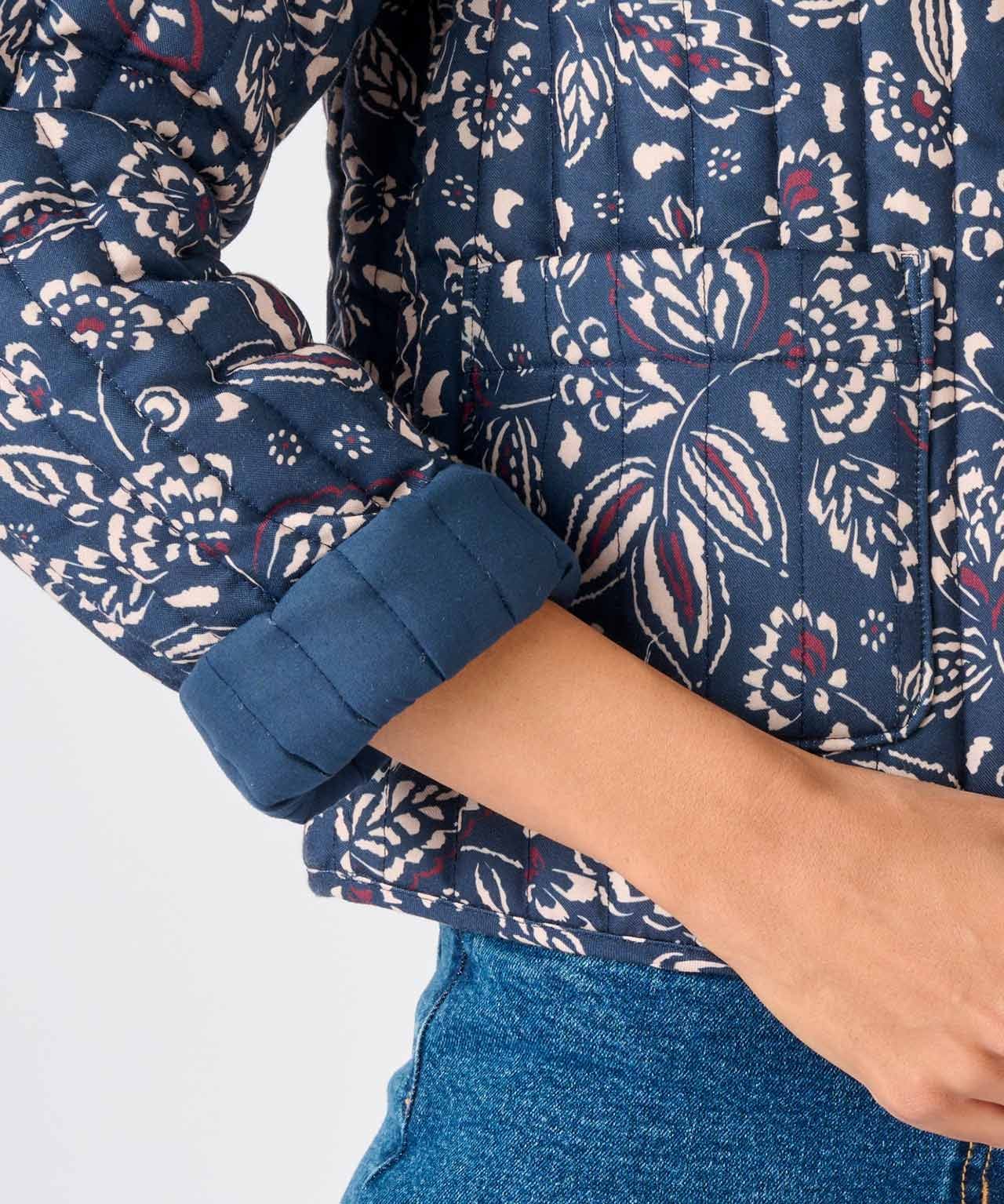 Print Quilted Jacket