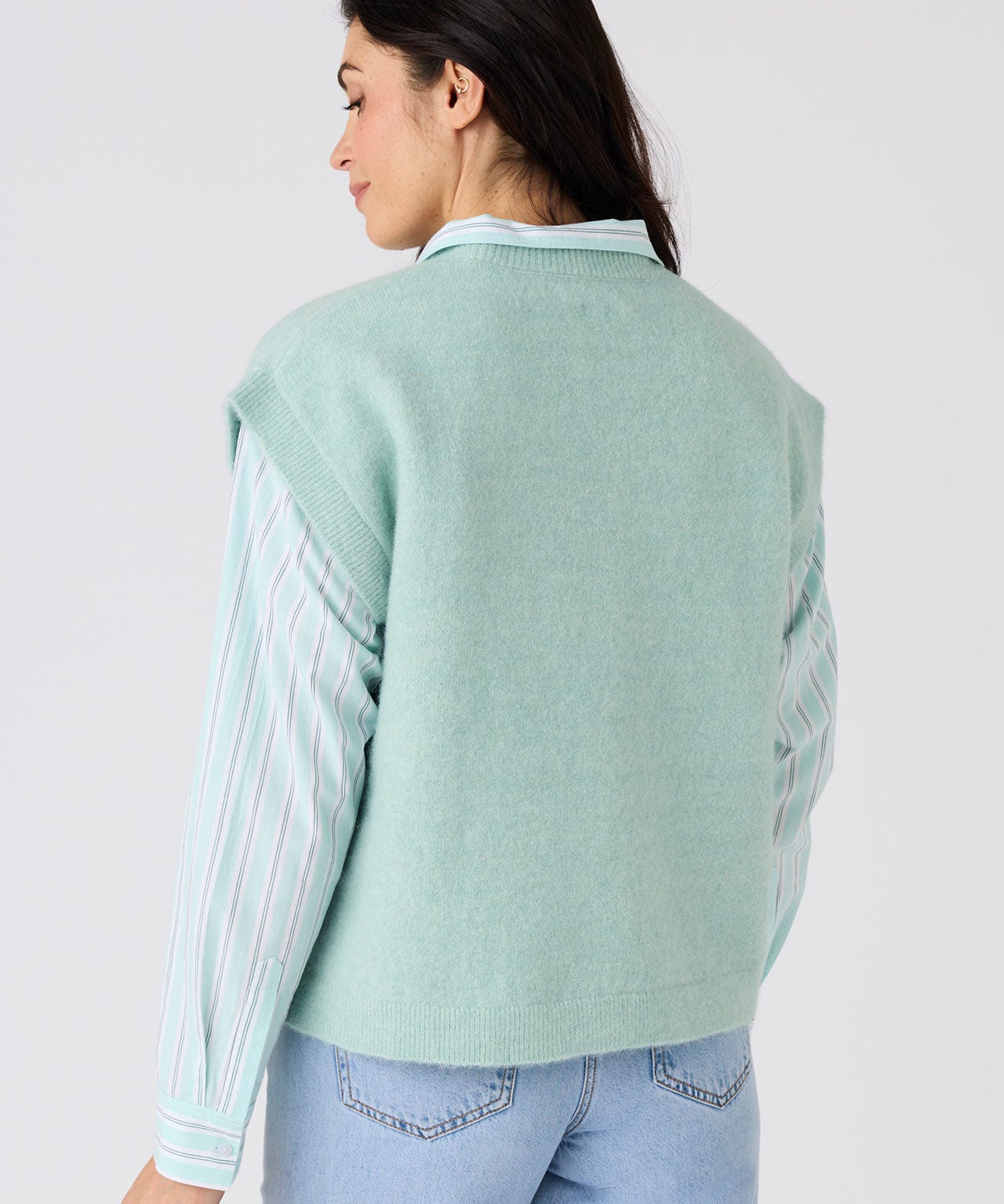 Alpaca-blend Sleeveless Jumper 