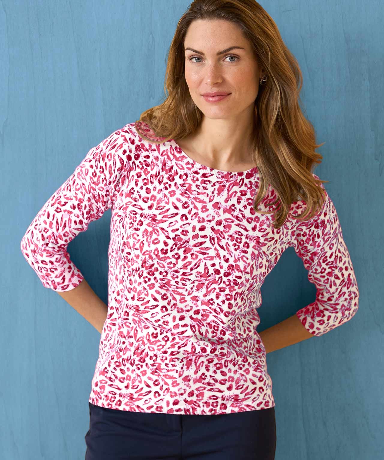 Cotton Rich Printed Jumper 