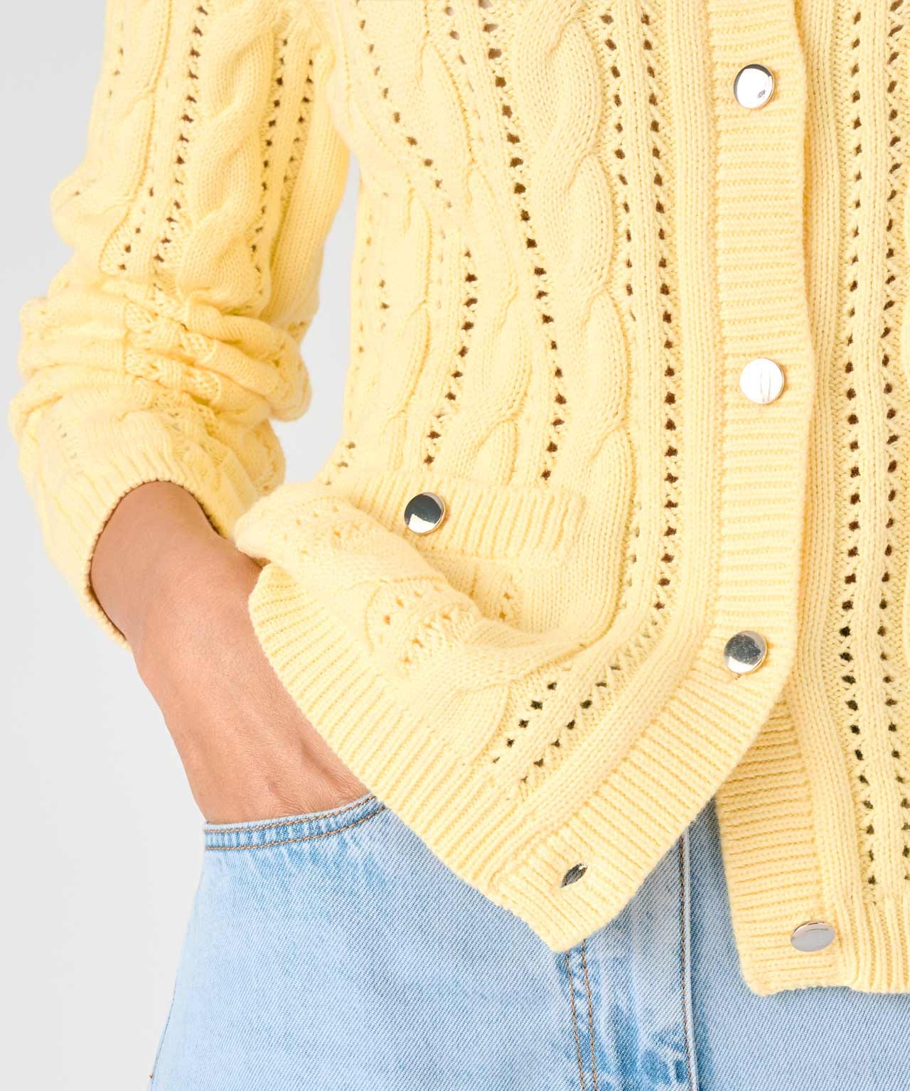 Pointelle Cardigan 
